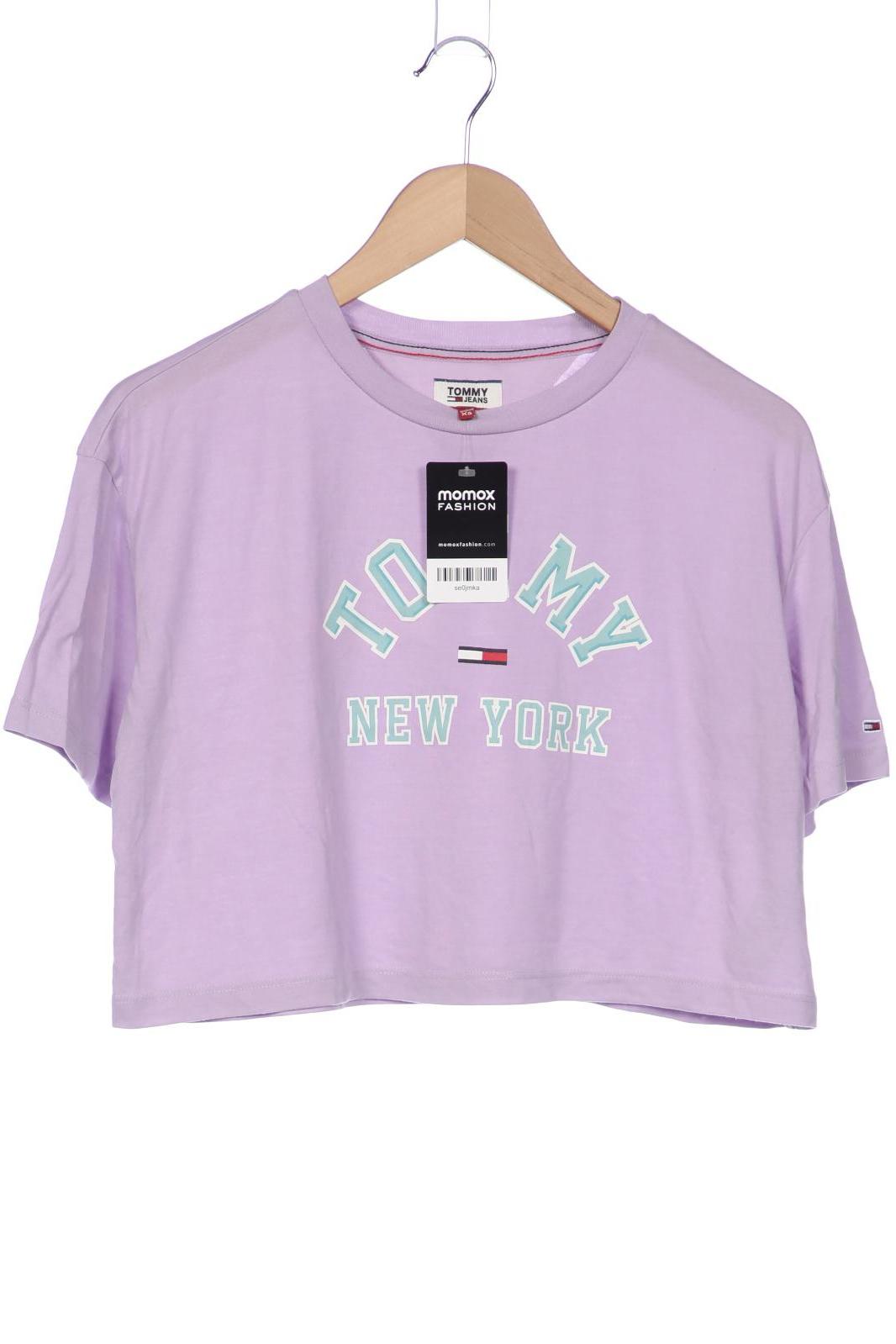 

Tommy Jeans Damen T-Shirt, flieder, Gr. 34