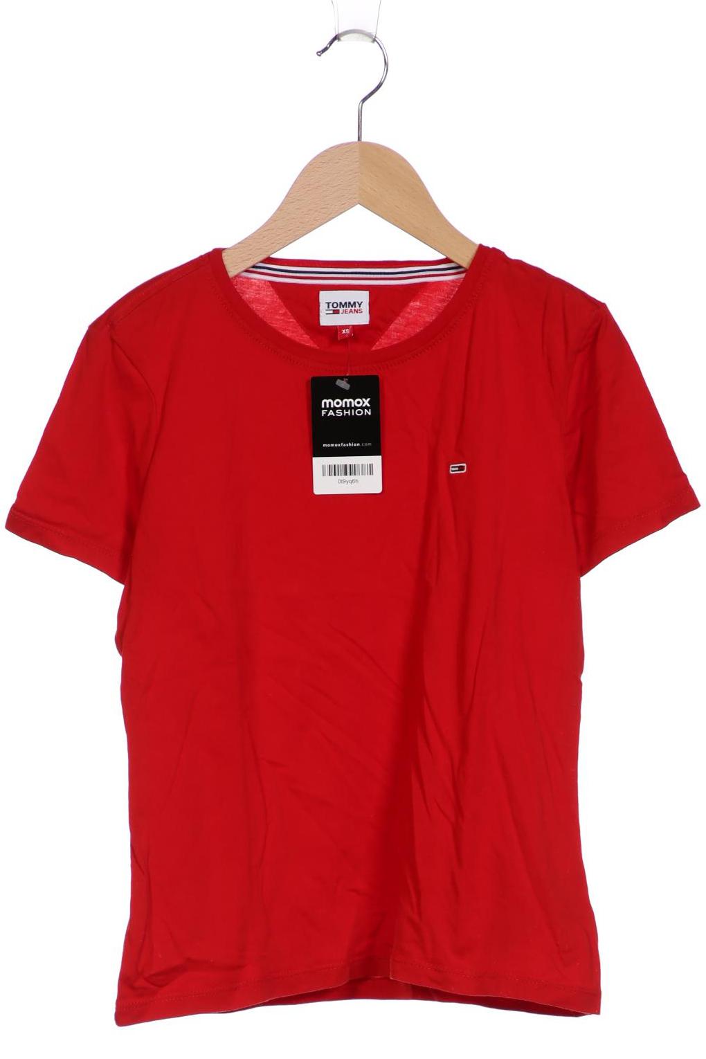 

Tommy Jeans Damen T-Shirt, rot, Gr. 34