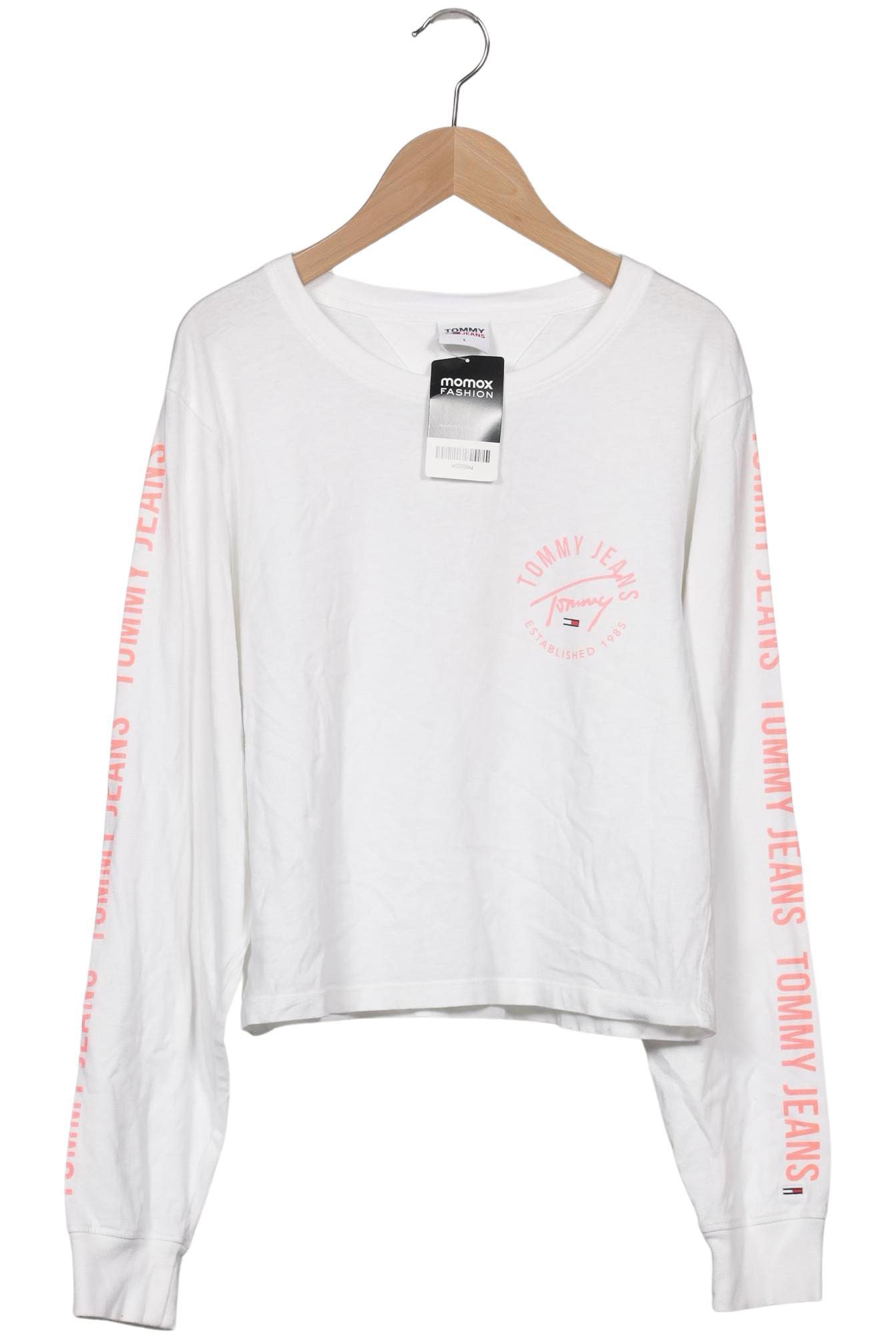 

Tommy Jeans Damen Langarmshirt, weiß, Gr. 42