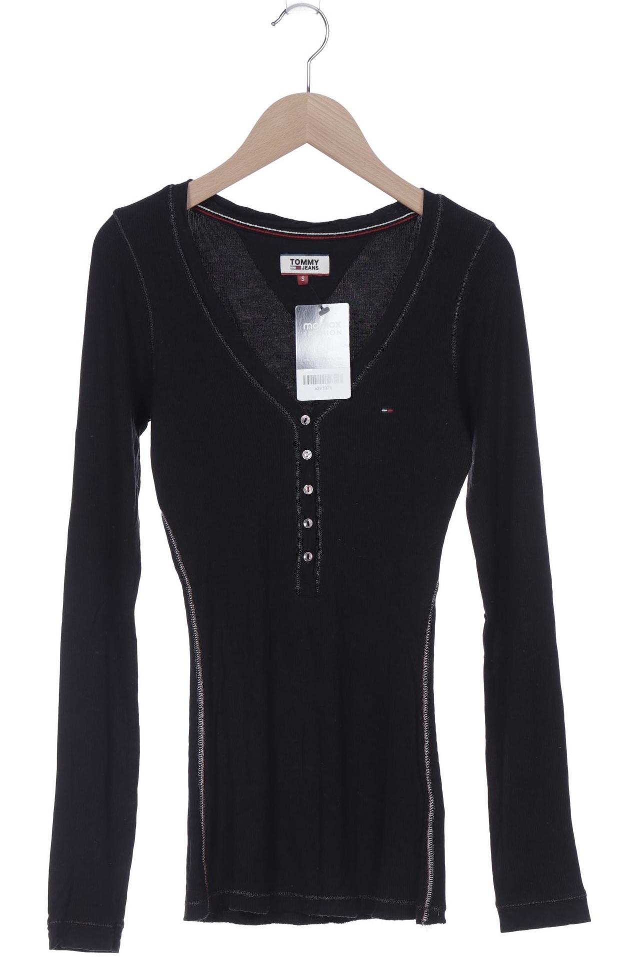

Tommy Jeans Damen Langarmshirt, schwarz, Gr. 36