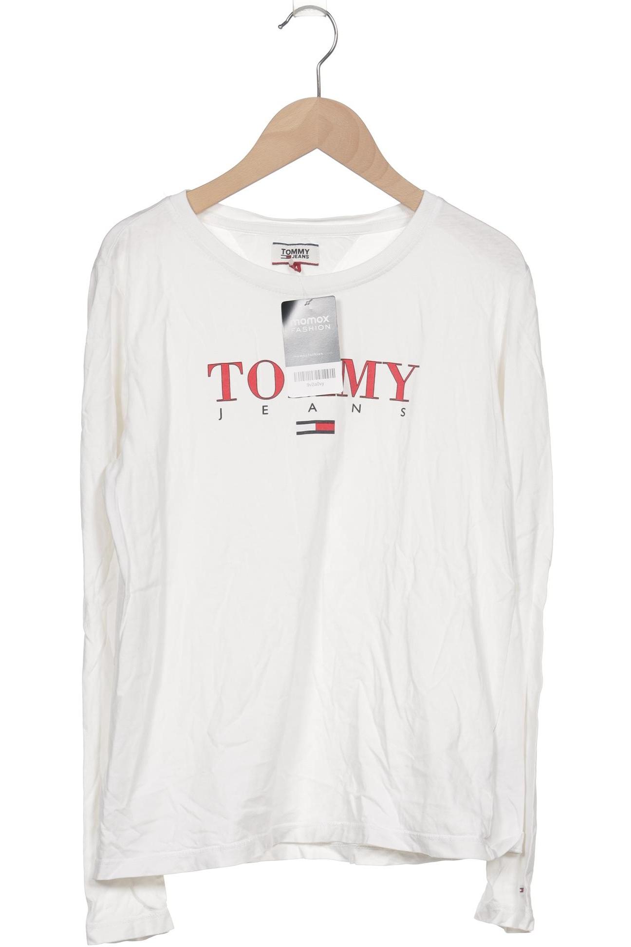 

Tommy Jeans Damen Langarmshirt, weiß, Gr. 38