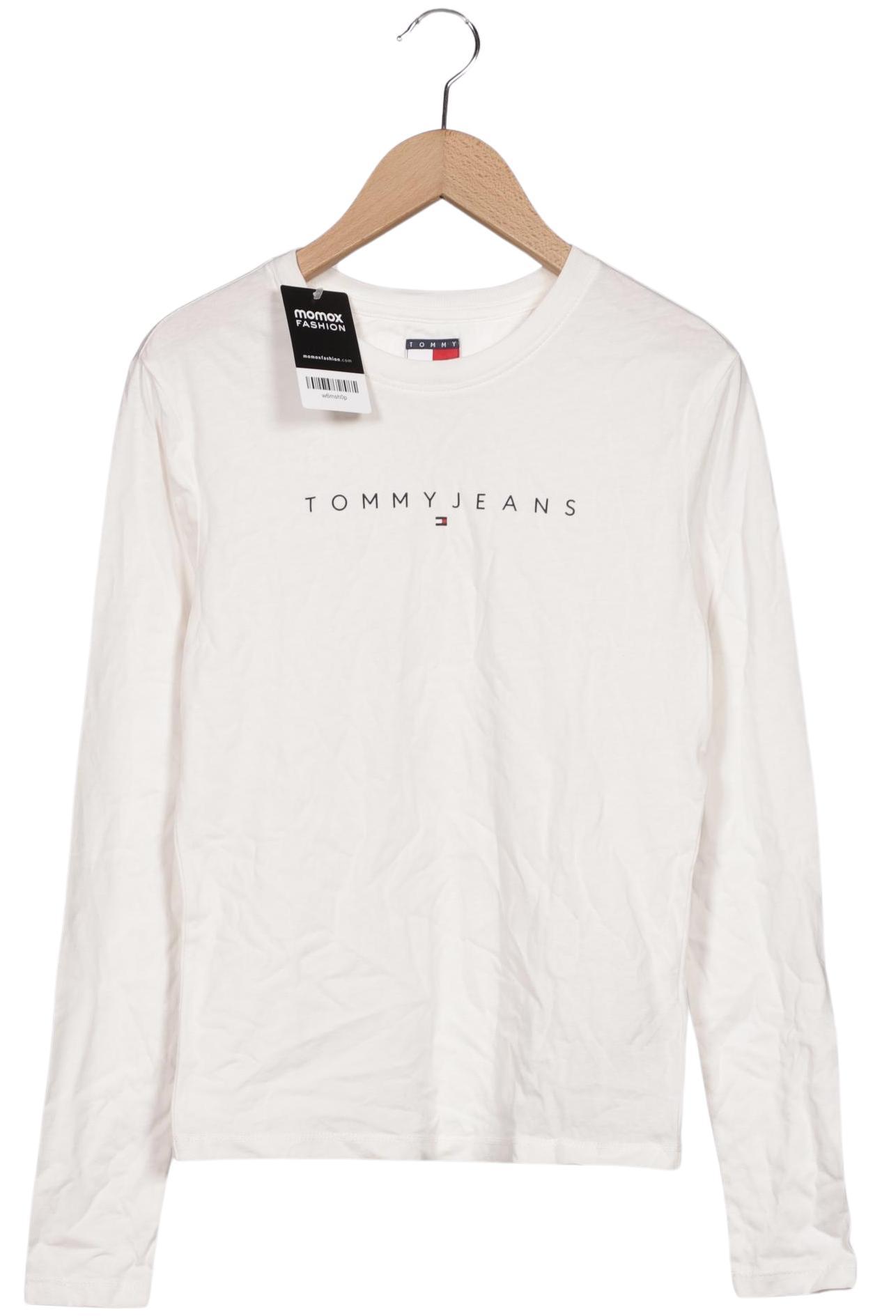 

Tommy Jeans Damen Langarmshirt, cremeweiß, Gr. 38