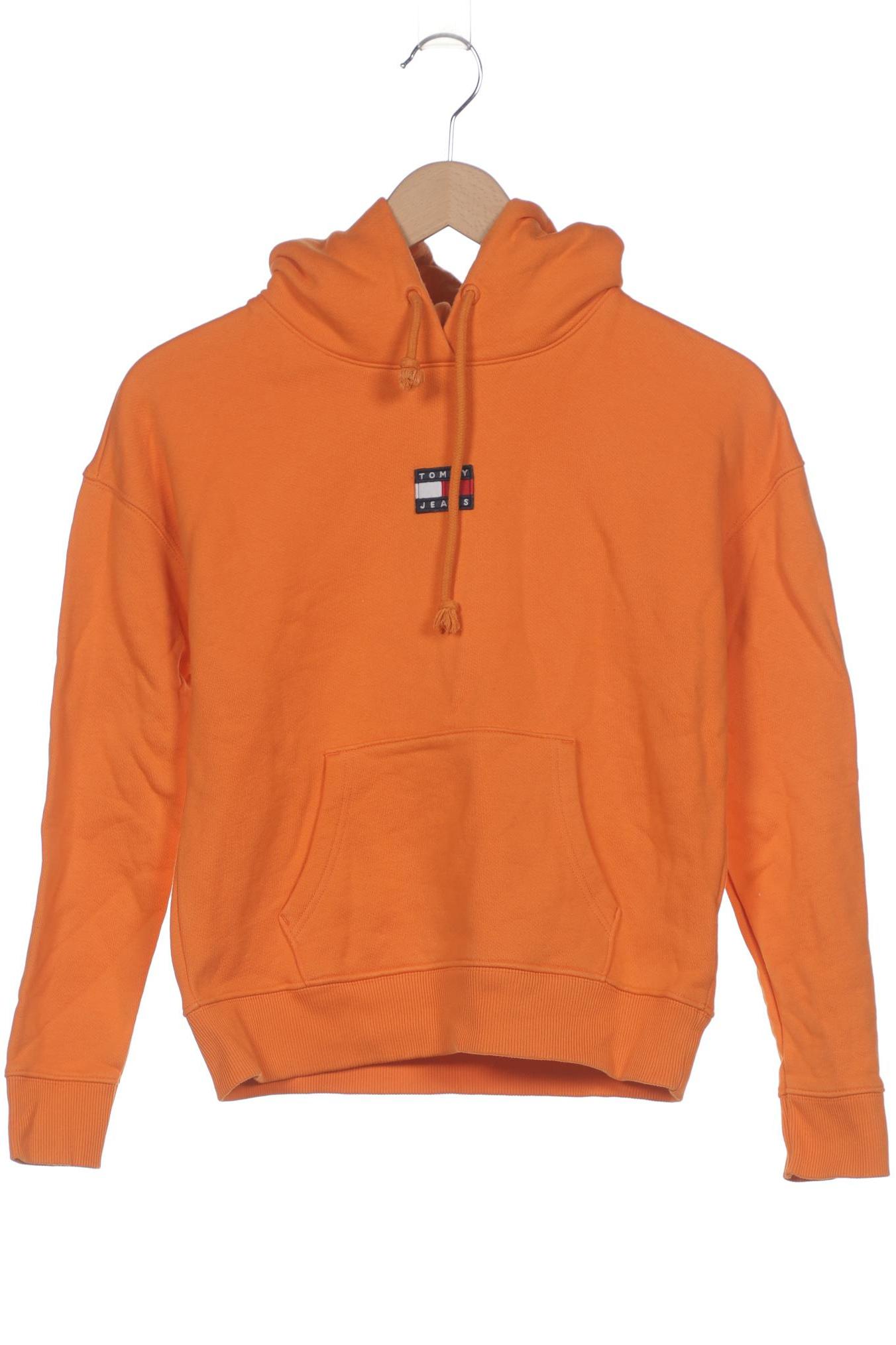 

Tommy Jeans Damen Kapuzenpullover, orange, Gr. 32