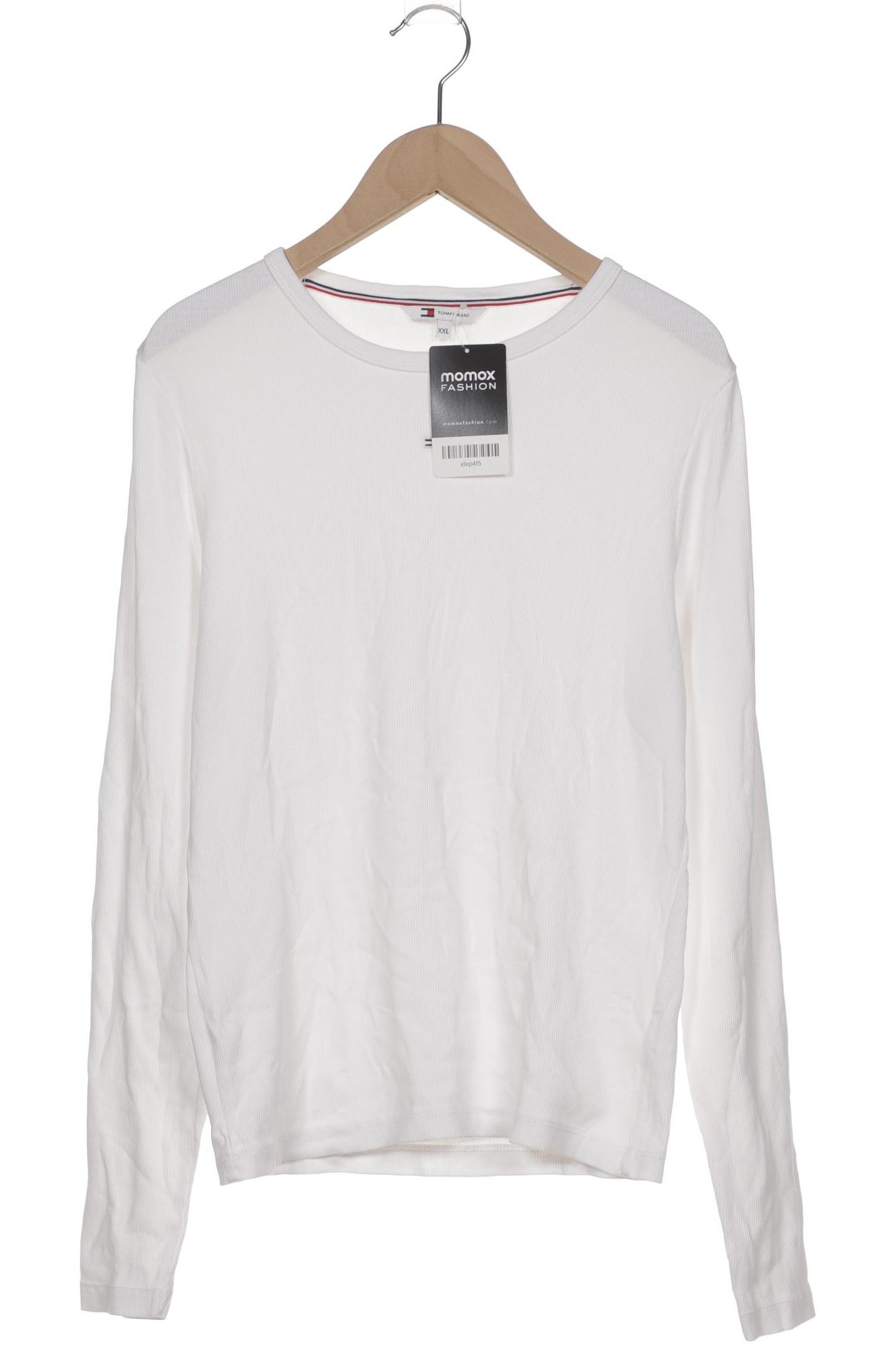

Tommy Jeans Damen Langarmshirt, weiß, Gr. 46