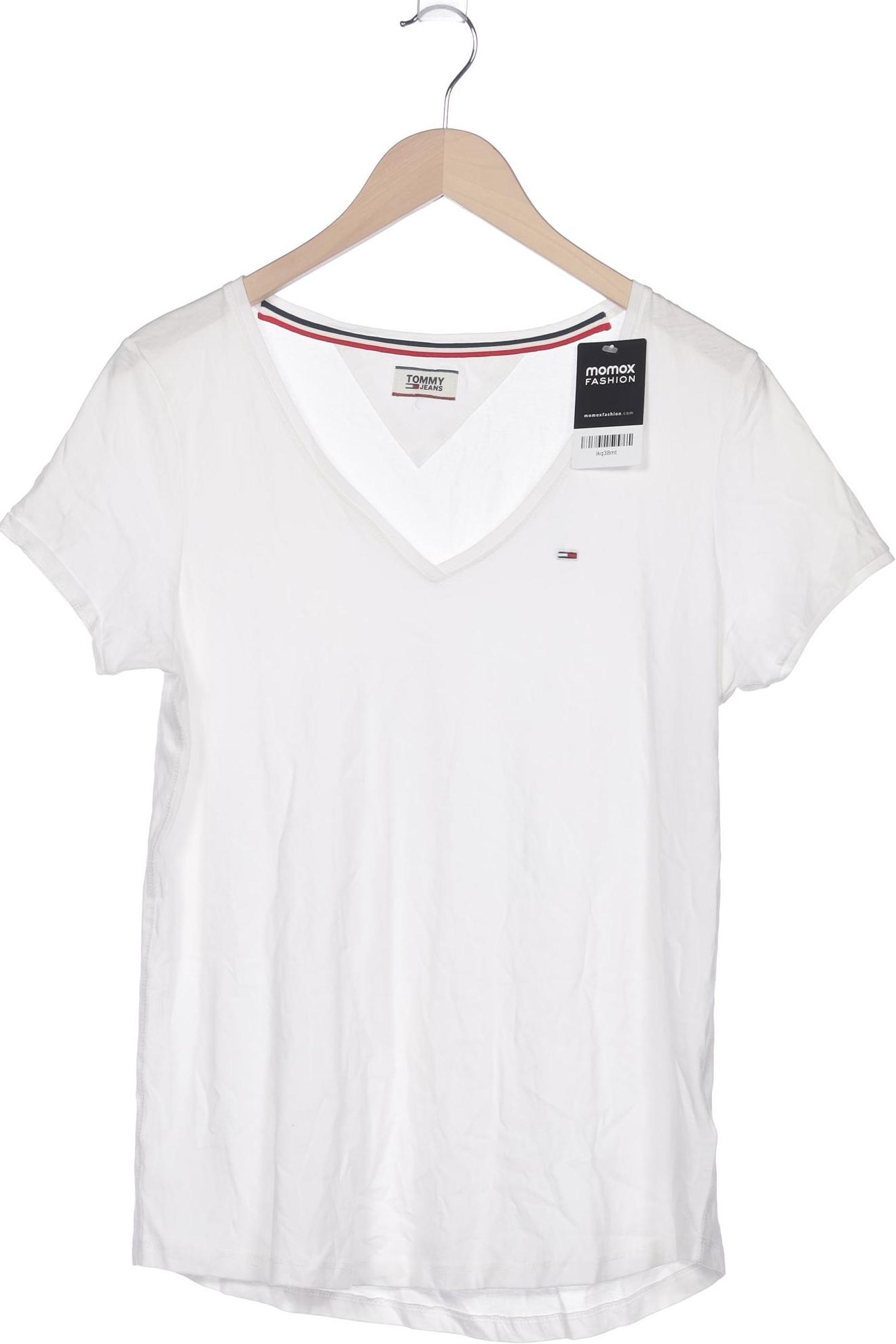 

Tommy Jeans Damen T-Shirt, cremeweiß, Gr. 38