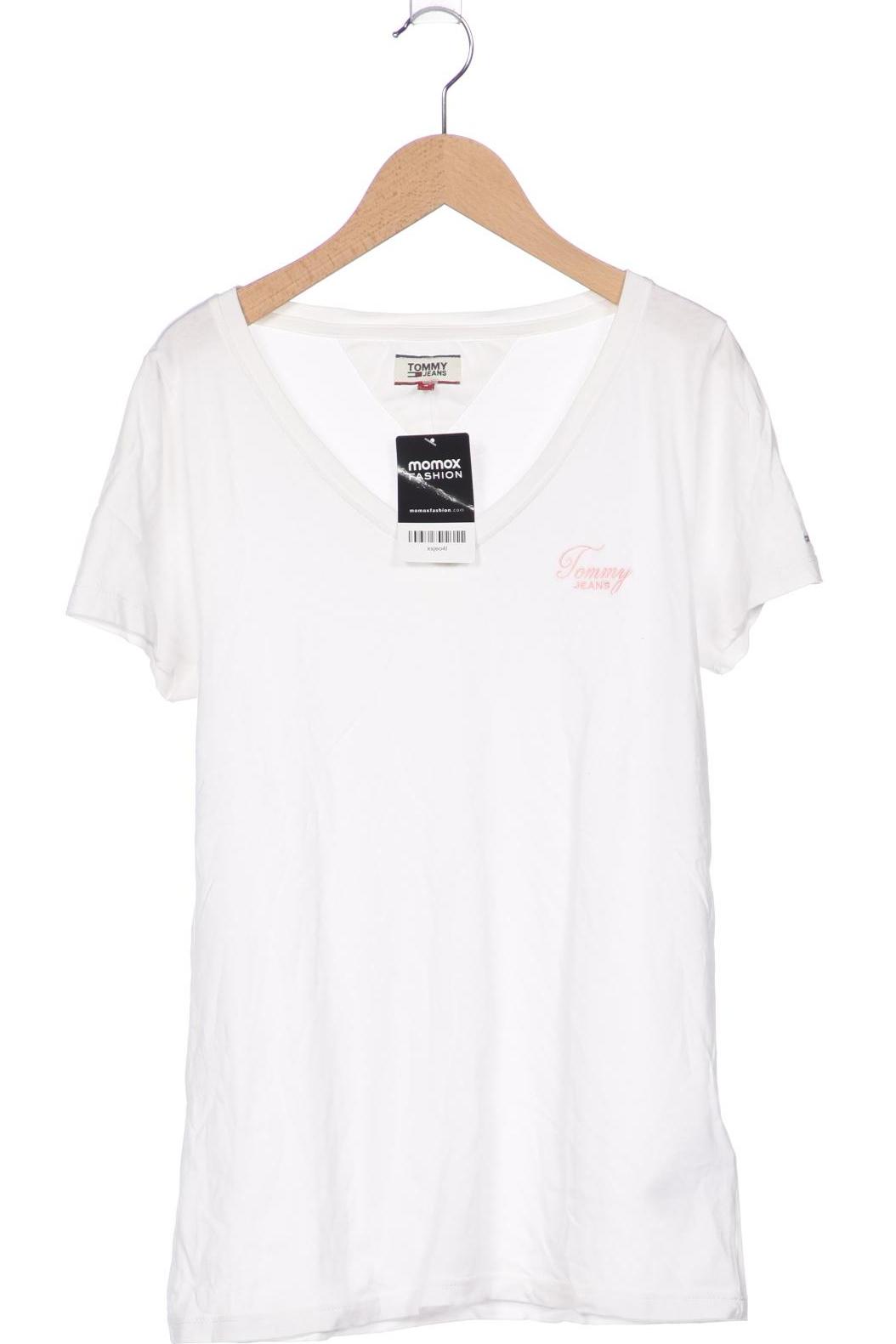 

Tommy Jeans Damen T-Shirt, weiß, Gr. 36