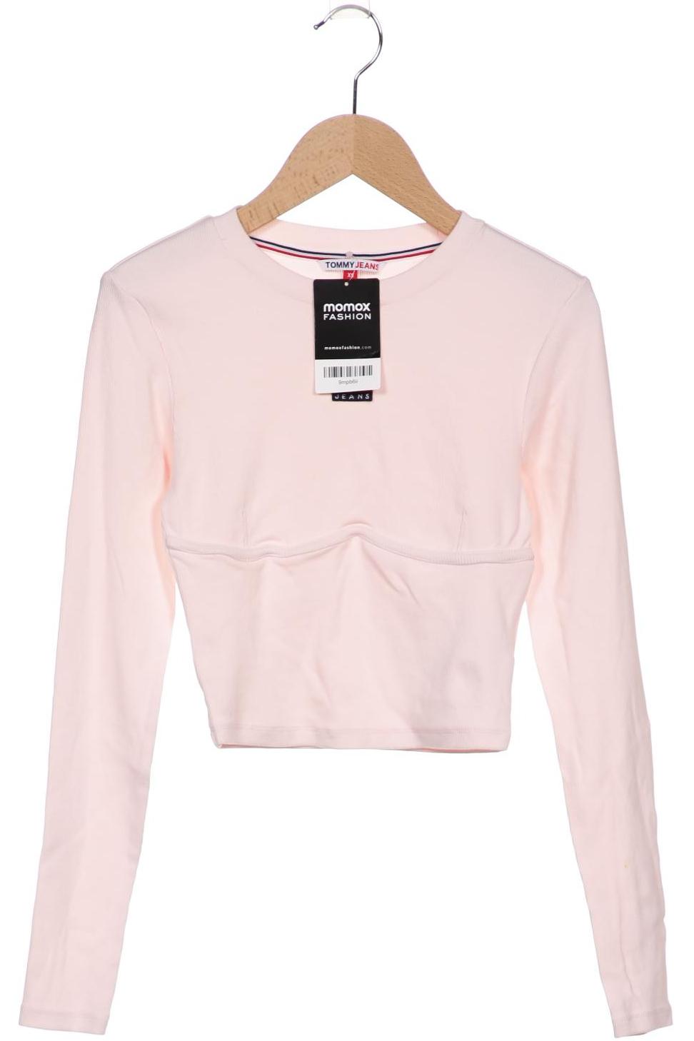 

Tommy Jeans Damen Langarmshirt, pink, Gr. 34