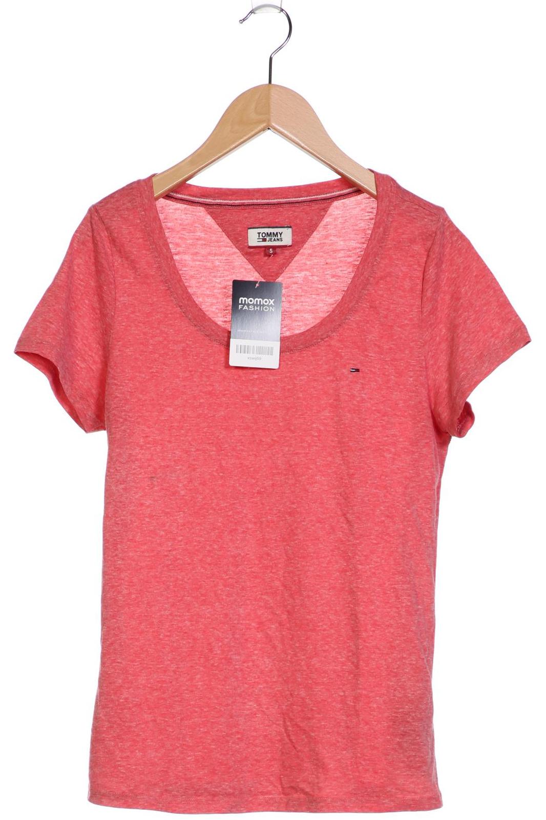 

Tommy Jeans Damen T-Shirt, rot, Gr. 36