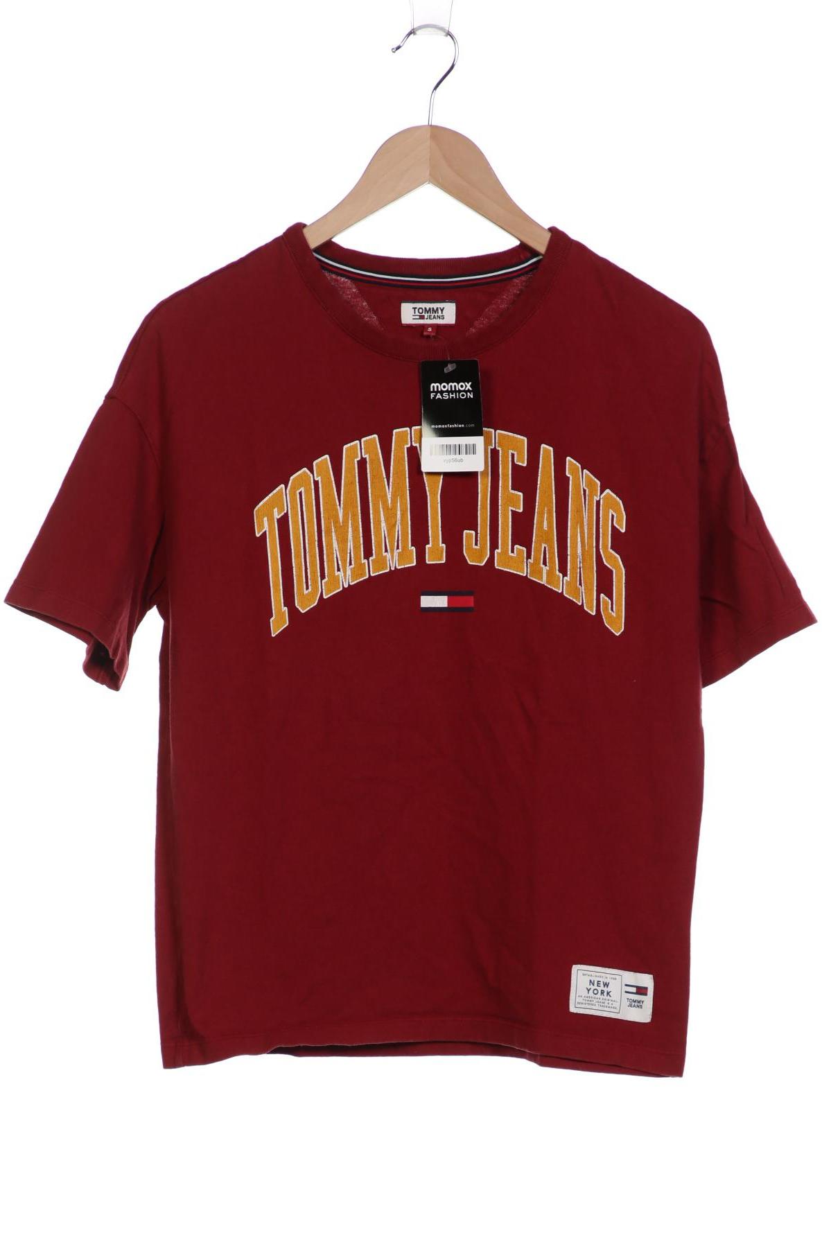 

Tommy Jeans Damen T-Shirt, bordeaux, Gr. 36