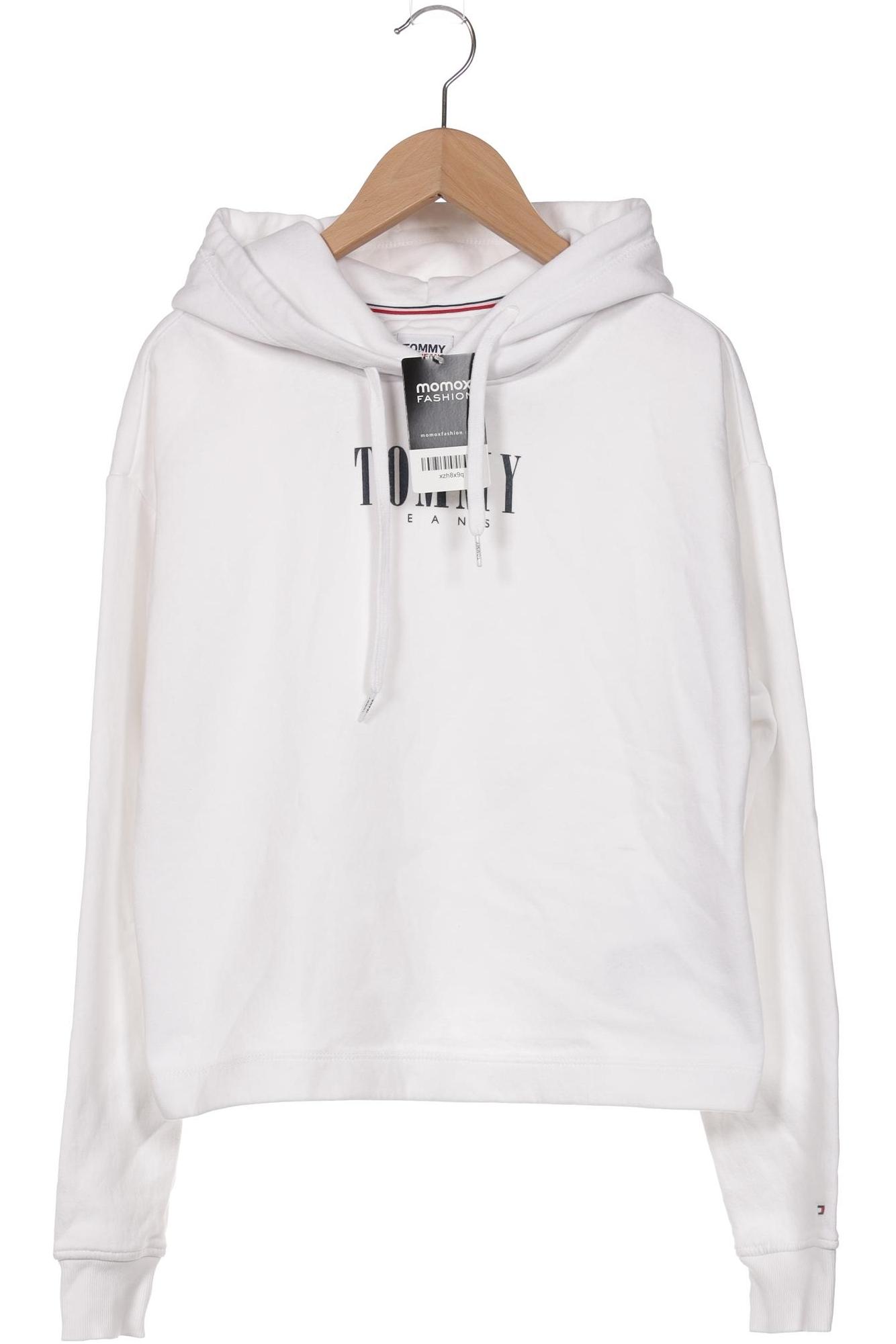 

Tommy Jeans Damen Kapuzenpullover, weiß, Gr. 32