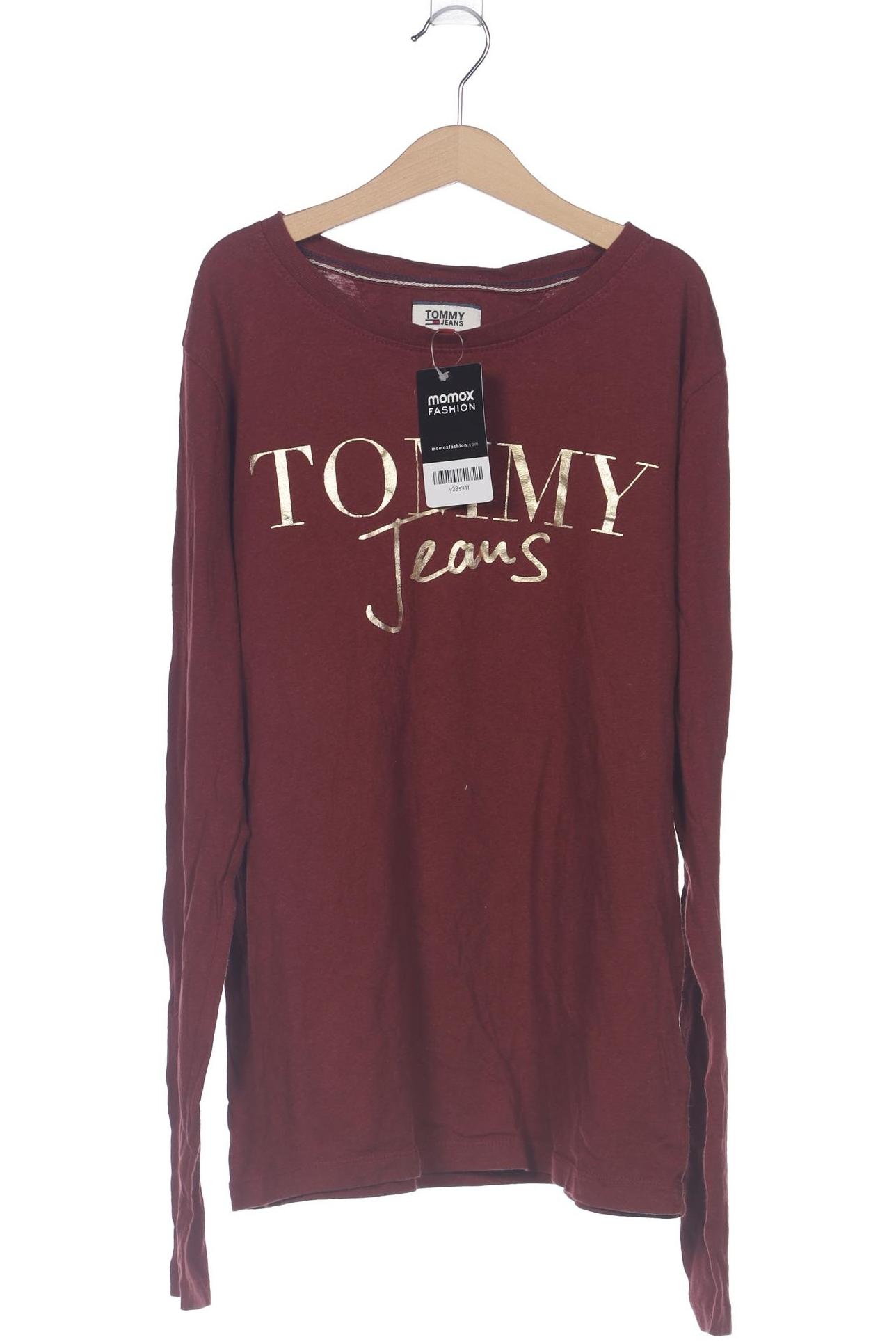 

Tommy Jeans Damen Langarmshirt, bordeaux, Gr. 36