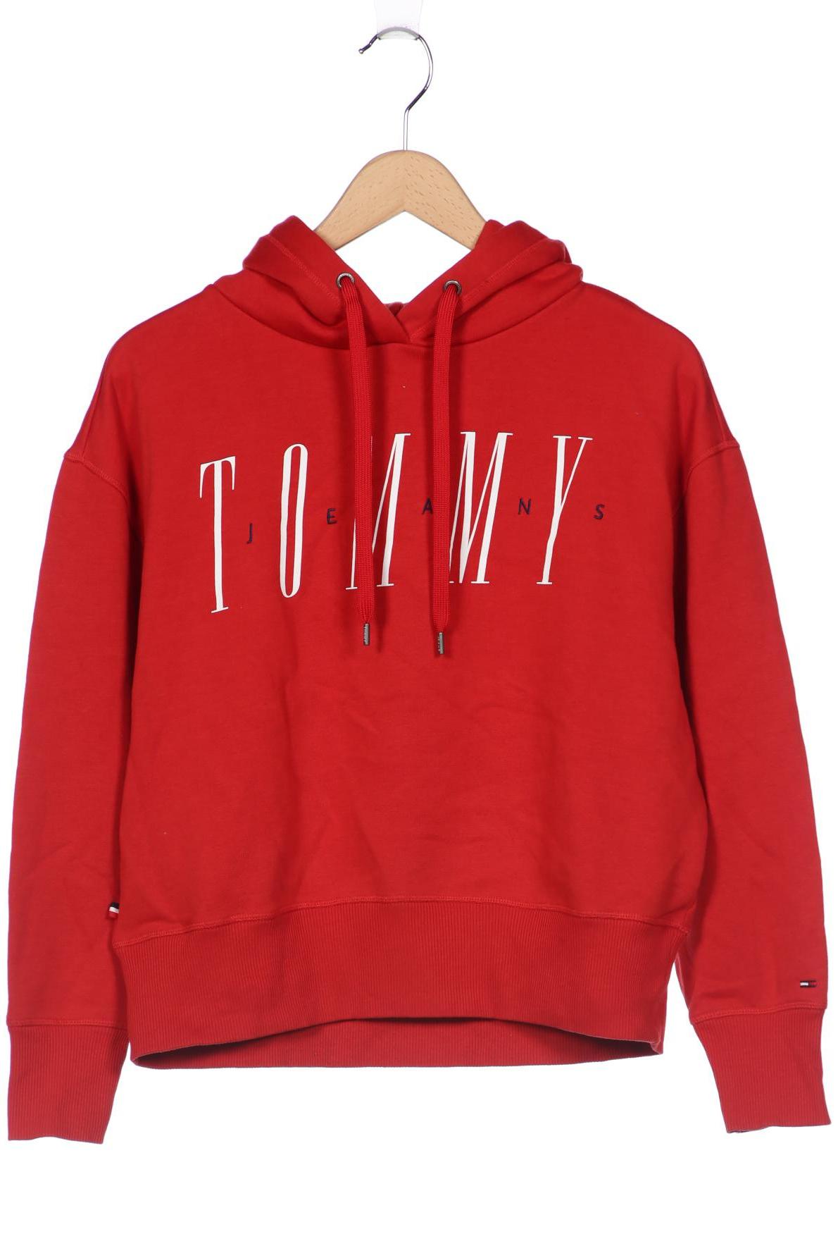 

Tommy Jeans Damen Kapuzenpullover, rot, Gr. 36