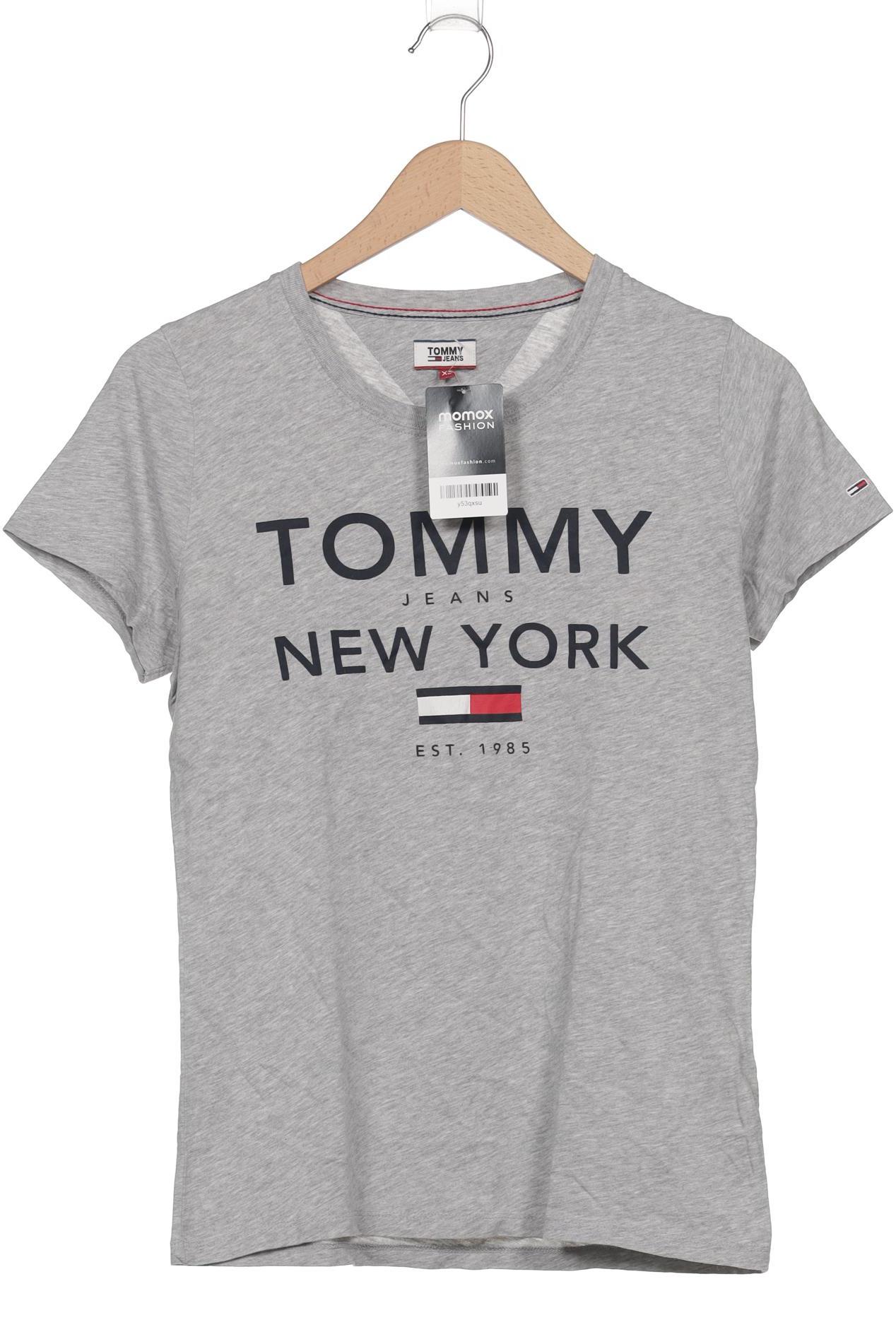 

Tommy Jeans Damen T-Shirt, grau, Gr. 34
