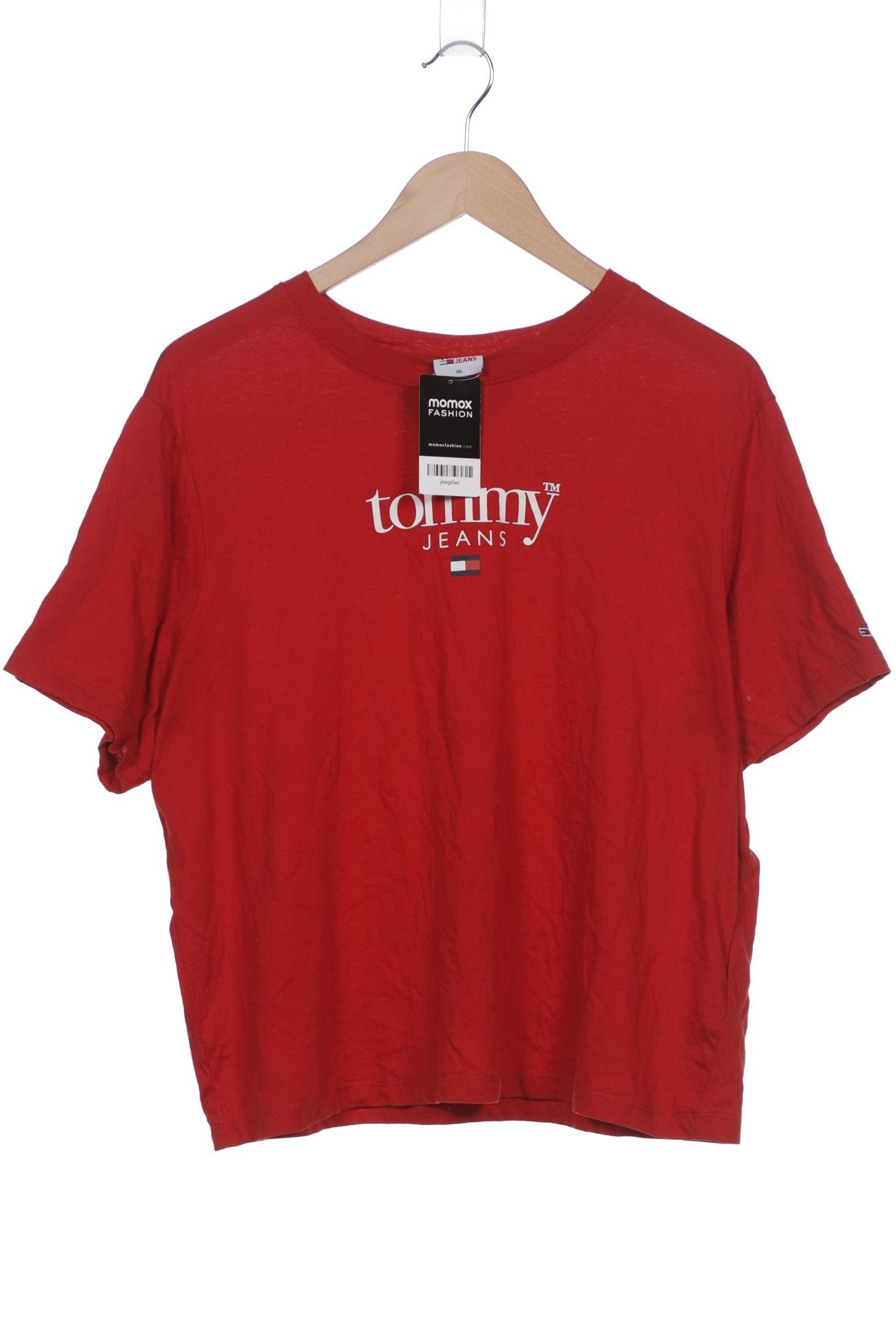 

Tommy Jeans Damen T-Shirt, rot, Gr. 44