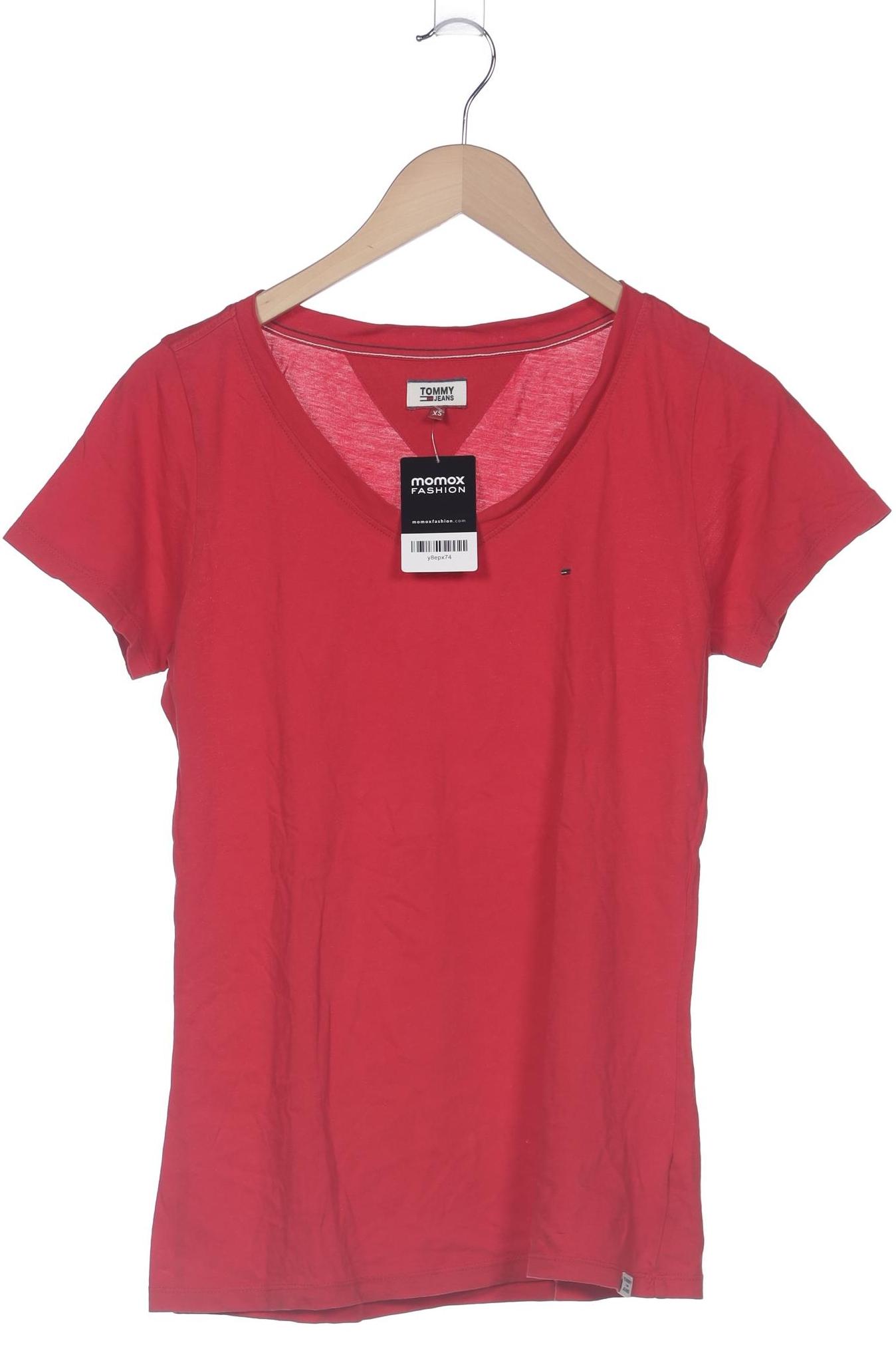 

Tommy Jeans Damen T-Shirt, rot, Gr. 34