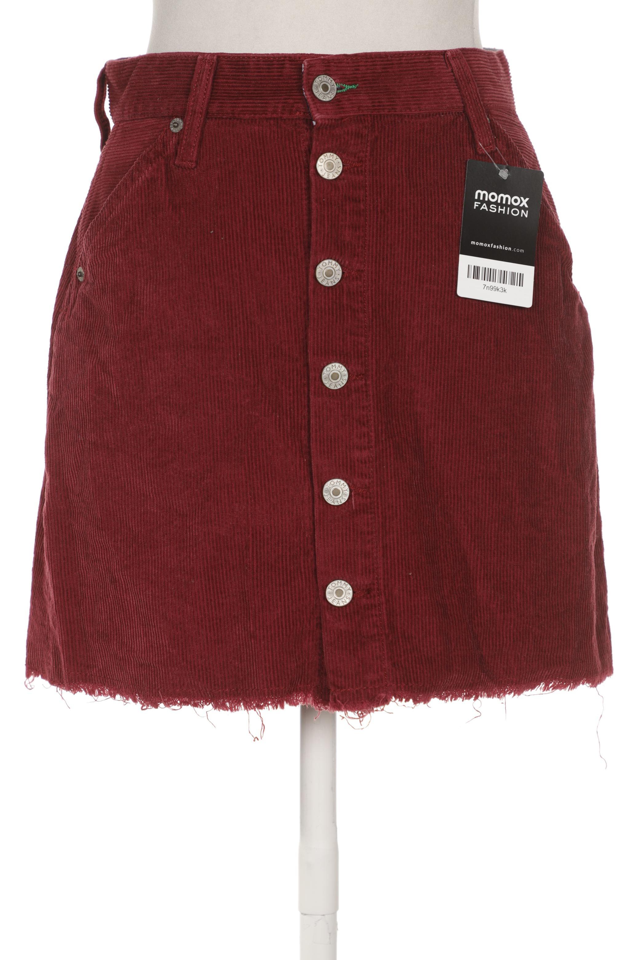 

Tommy Jeans Damen Rock, bordeaux, Gr. 26