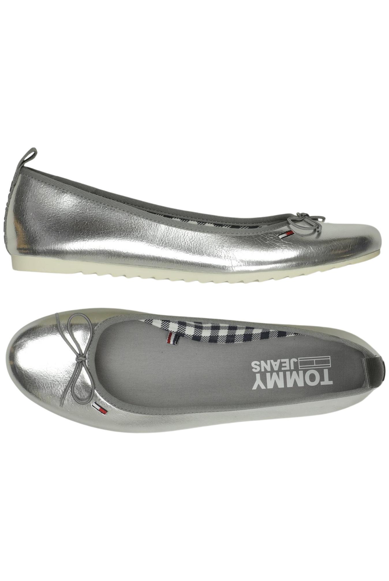 

Tommy Jeans Damen Ballerinas, silber, Gr. 41