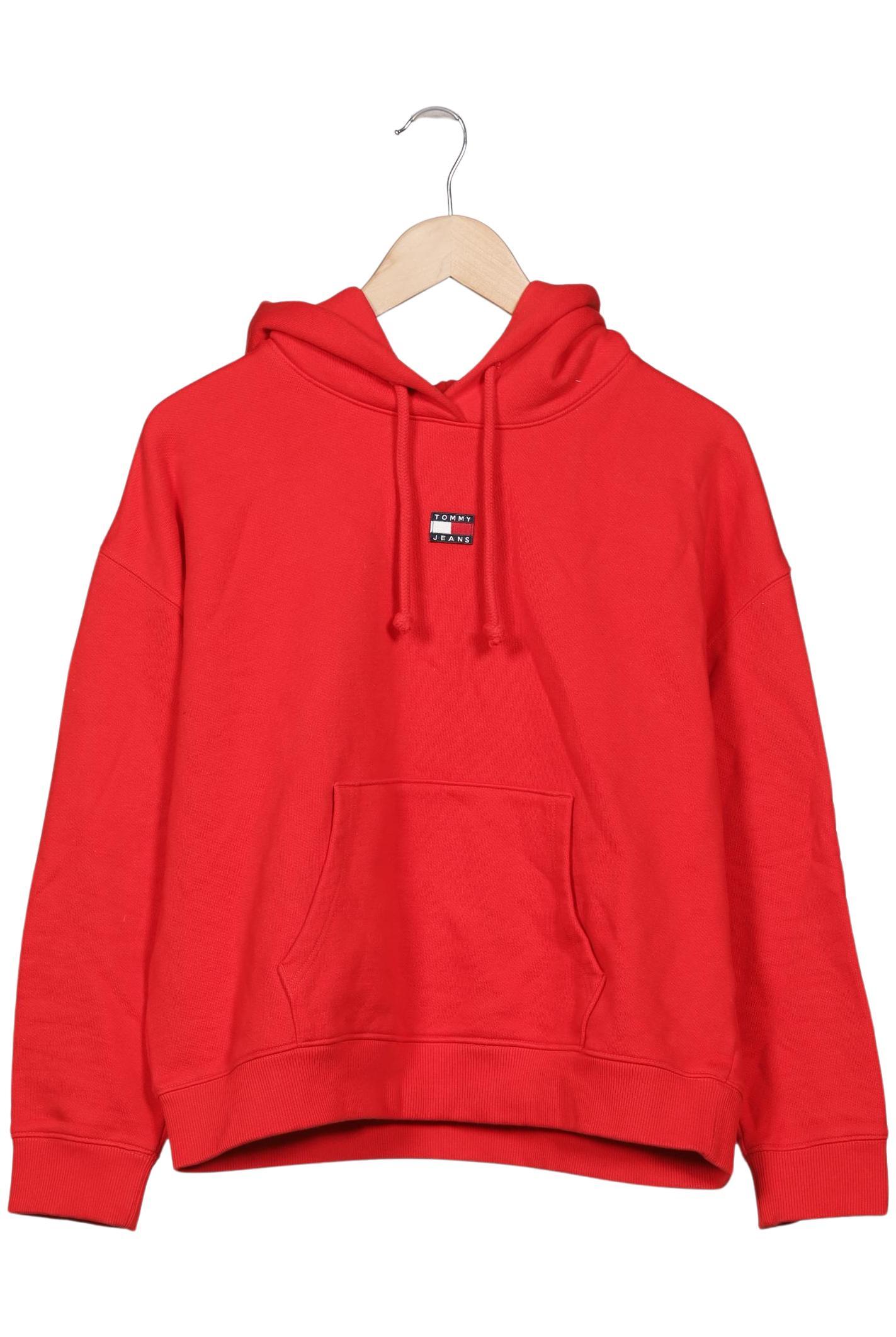 

Tommy Jeans Damen Kapuzenpullover, rot, Gr. 44