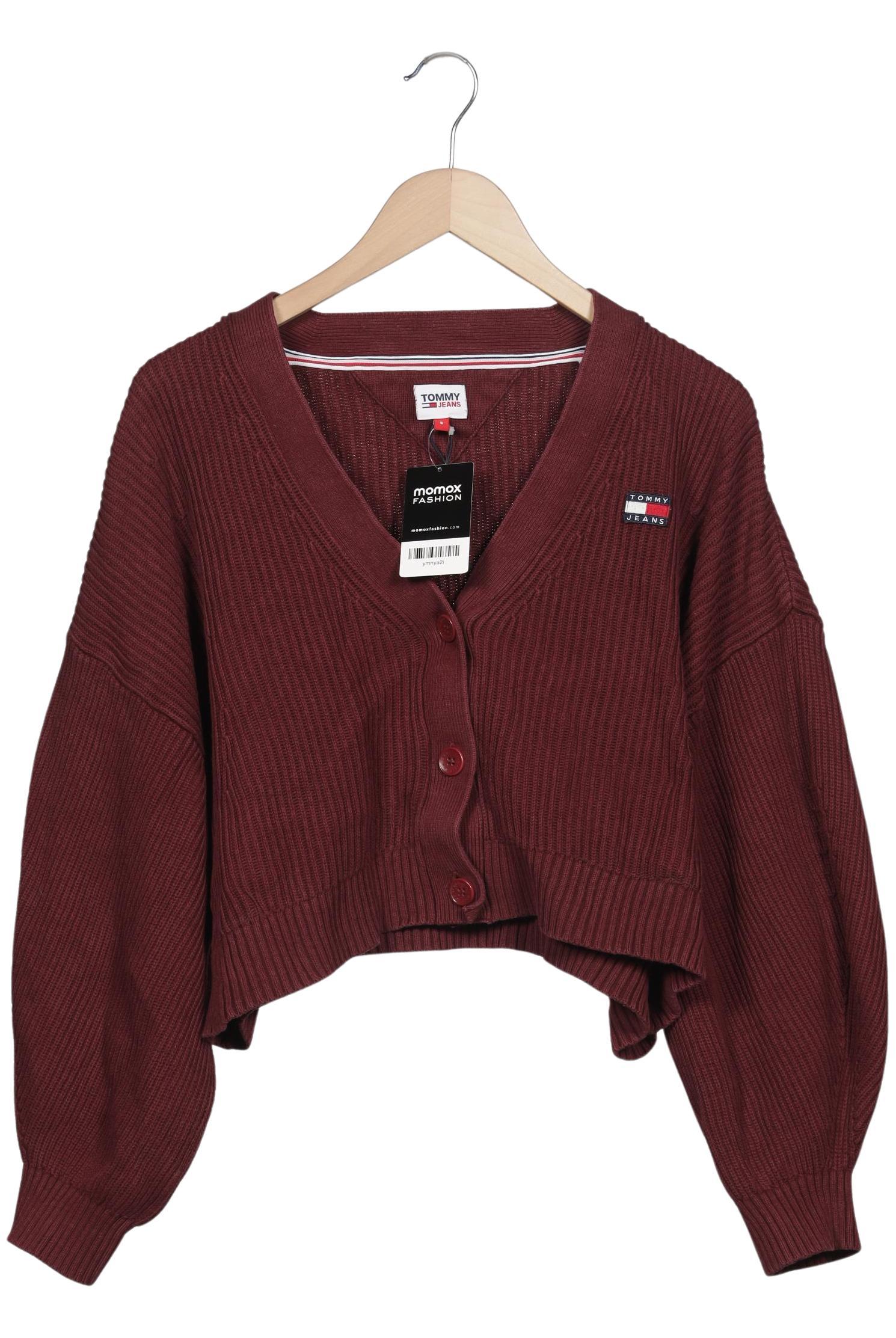 

Tommy Jeans Damen Strickjacke, bordeaux, Gr. 36