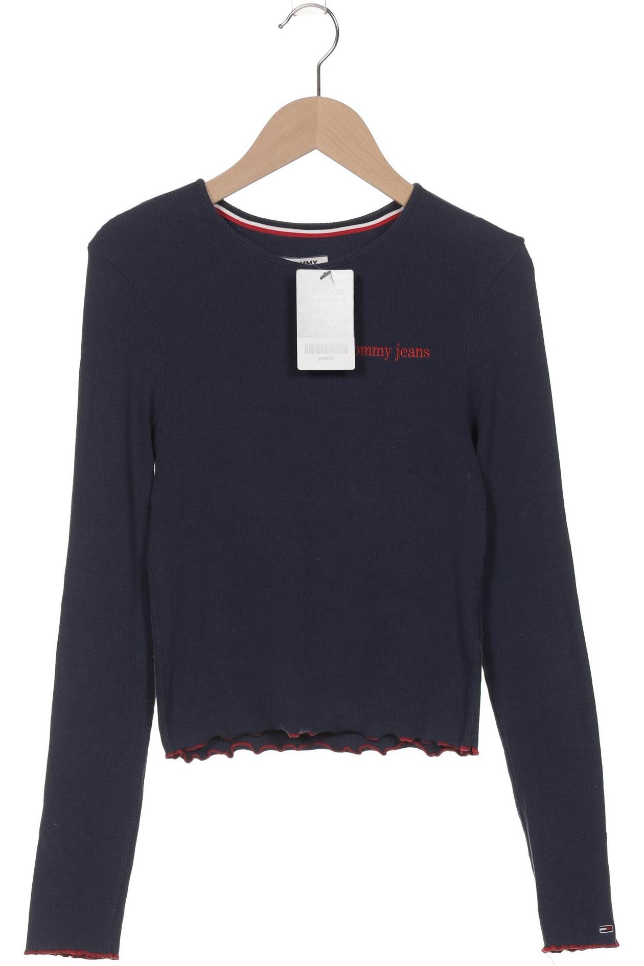 

Tommy Jeans Damen Langarmshirt, blau, Gr. 36