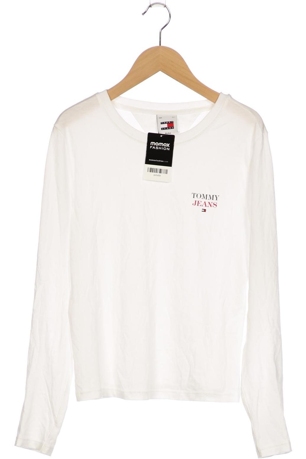 

Tommy Jeans Damen Langarmshirt, weiß, Gr. 38