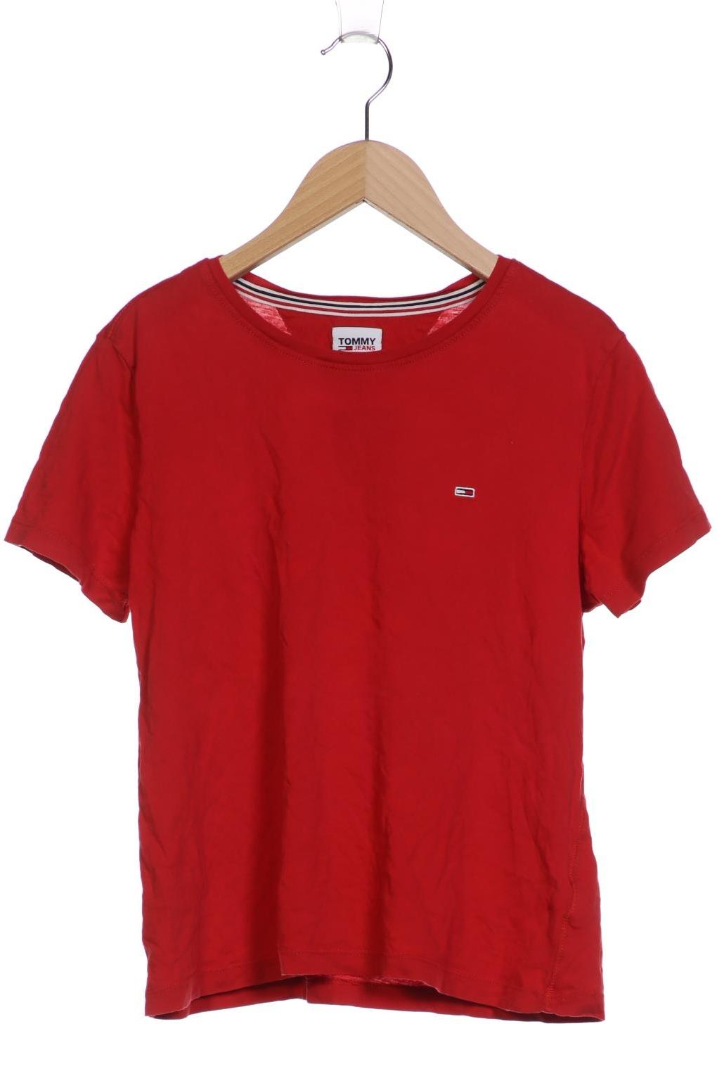 

Tommy Jeans Damen T-Shirt, rot, Gr. 36