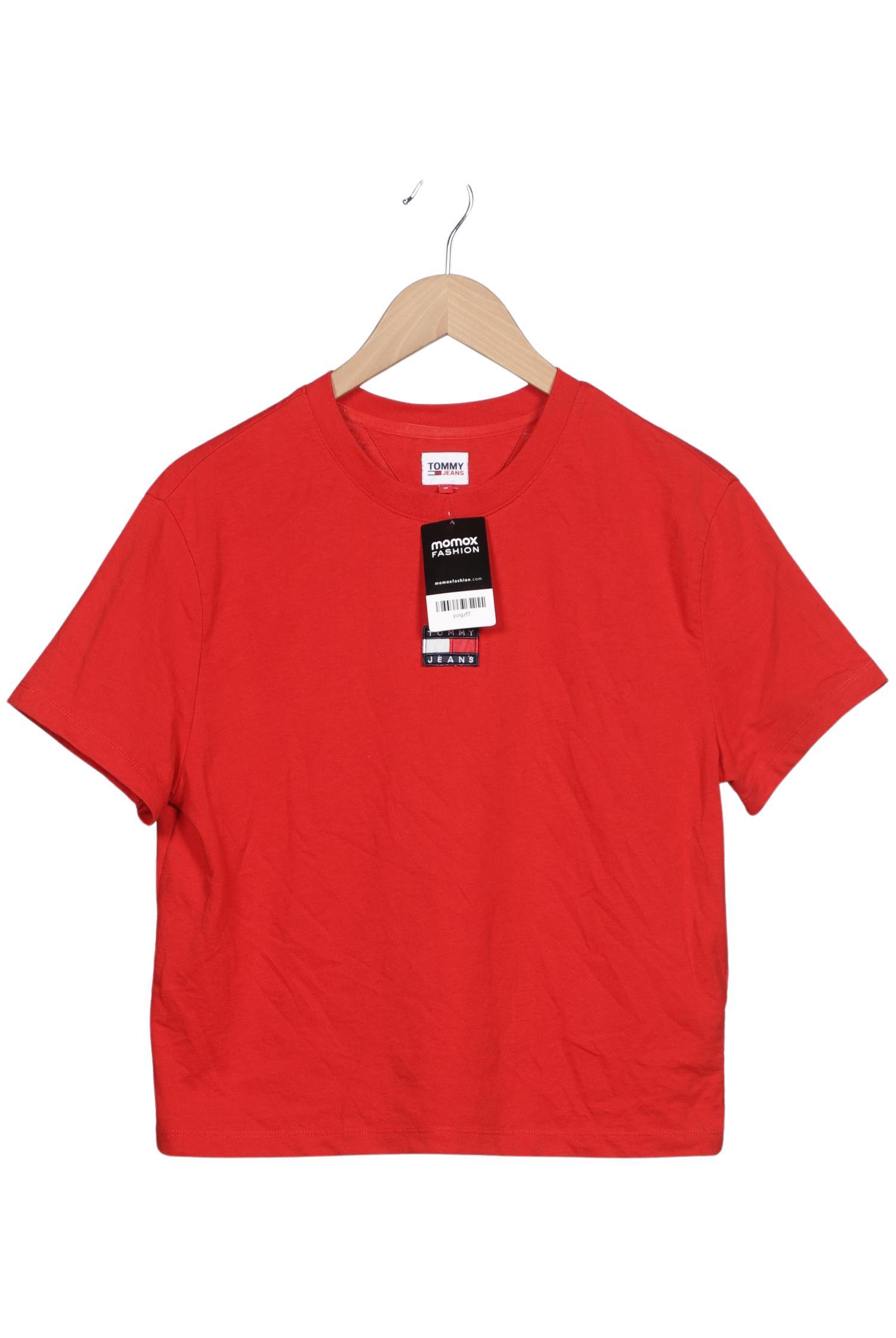 

Tommy Jeans Damen T-Shirt, rot, Gr. 38