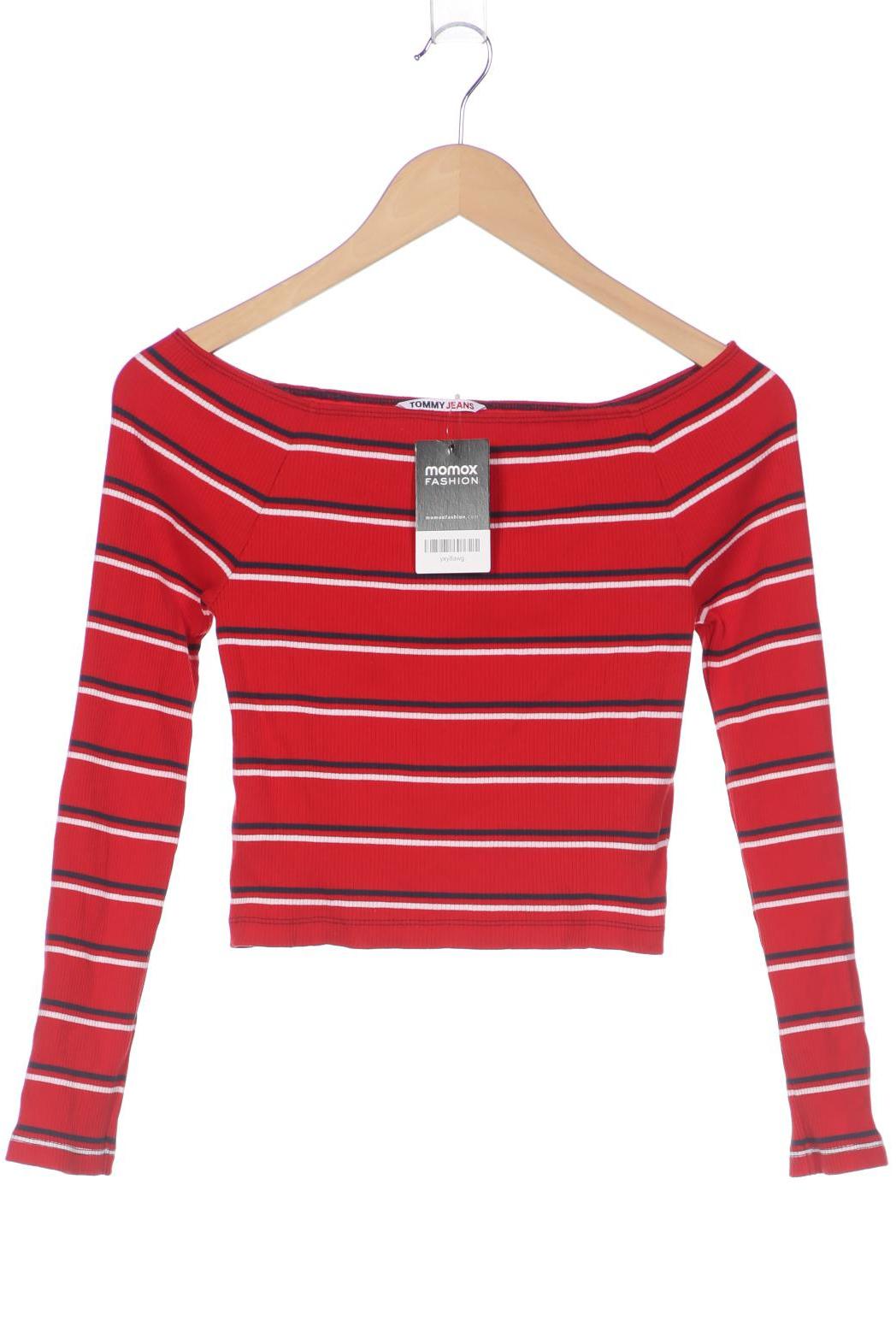 

Tommy Jeans Damen Langarmshirt, rot