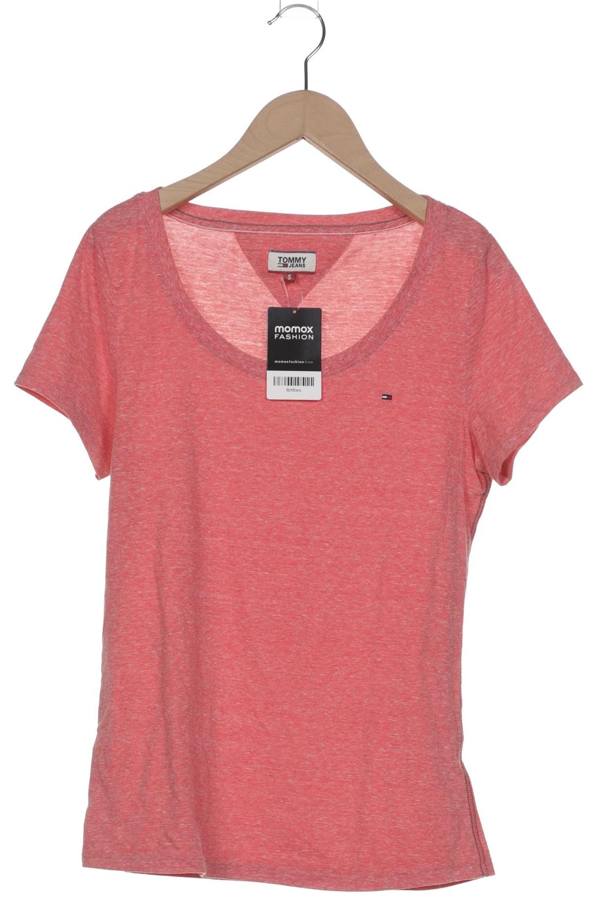 

Tommy Jeans Damen T-Shirt, rot, Gr. 36