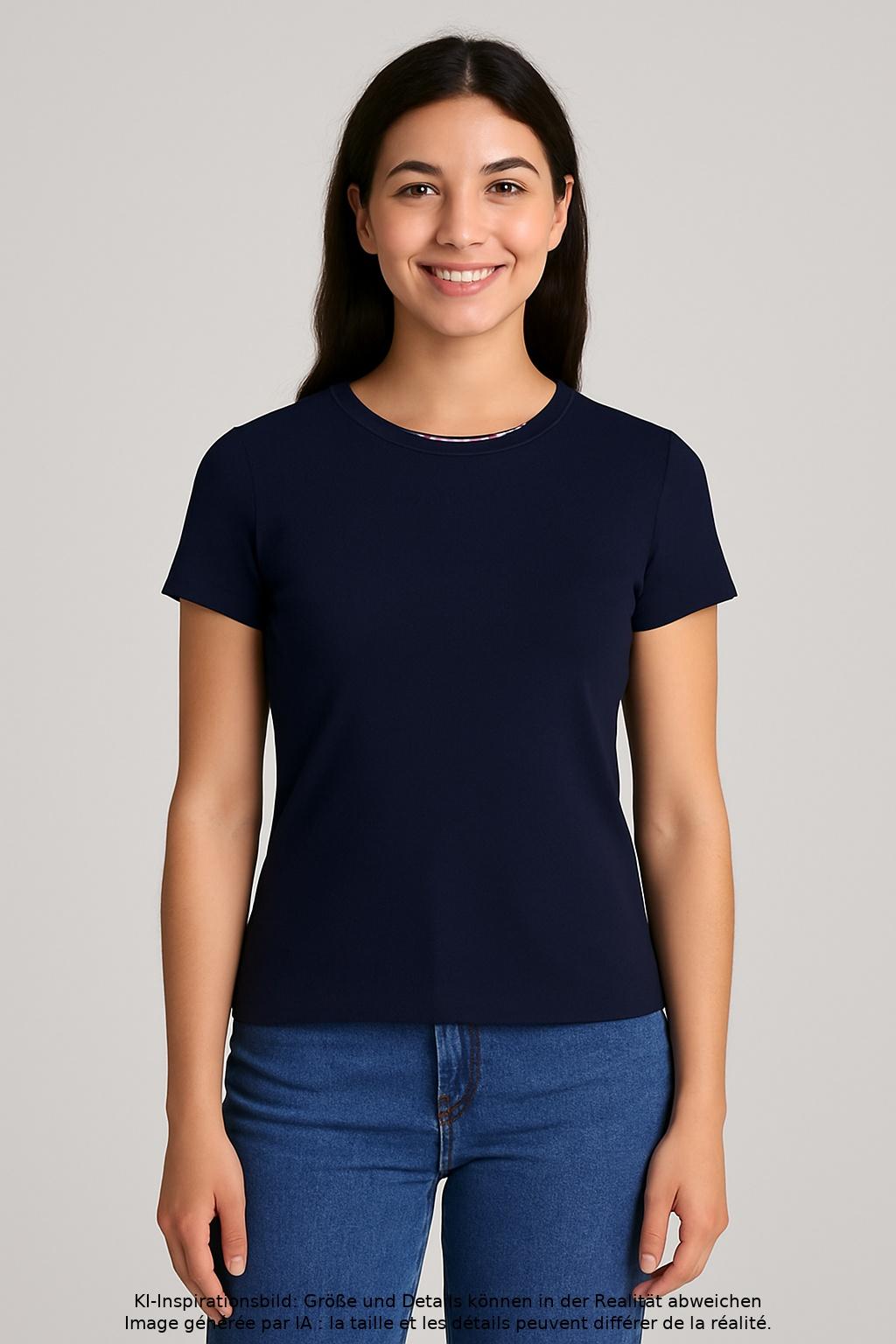 

Tommy Jeans Damen T-Shirt, marineblau, Gr. 36