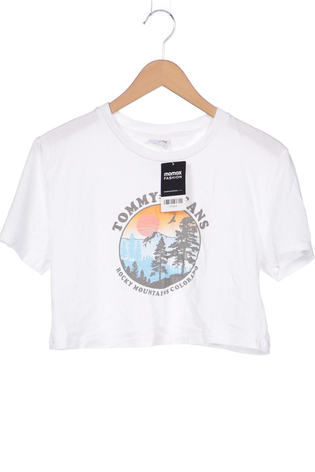 

Tommy Jeans Damen T-Shirt, weiß, Gr. 36