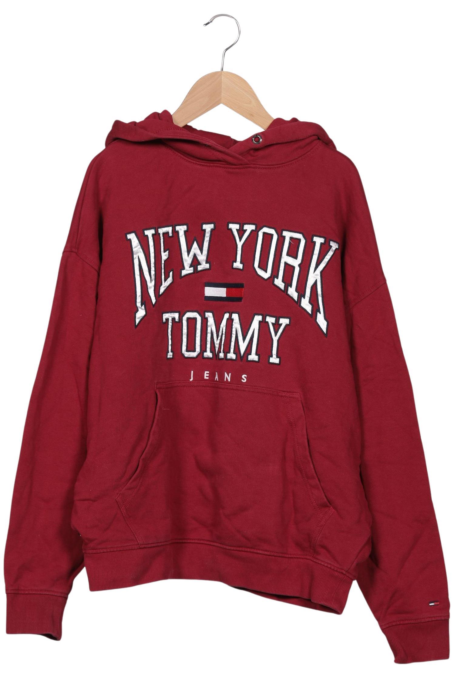 

Tommy Jeans Damen Kapuzenpullover, rot, Gr. 36