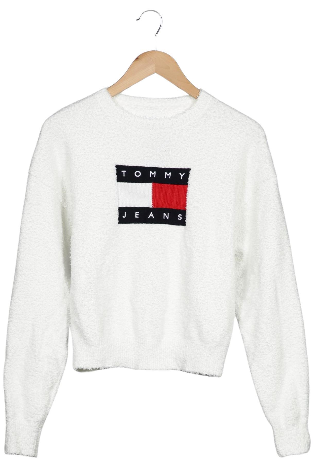 

Tommy Jeans Damen Pullover, weiß, Gr. 34