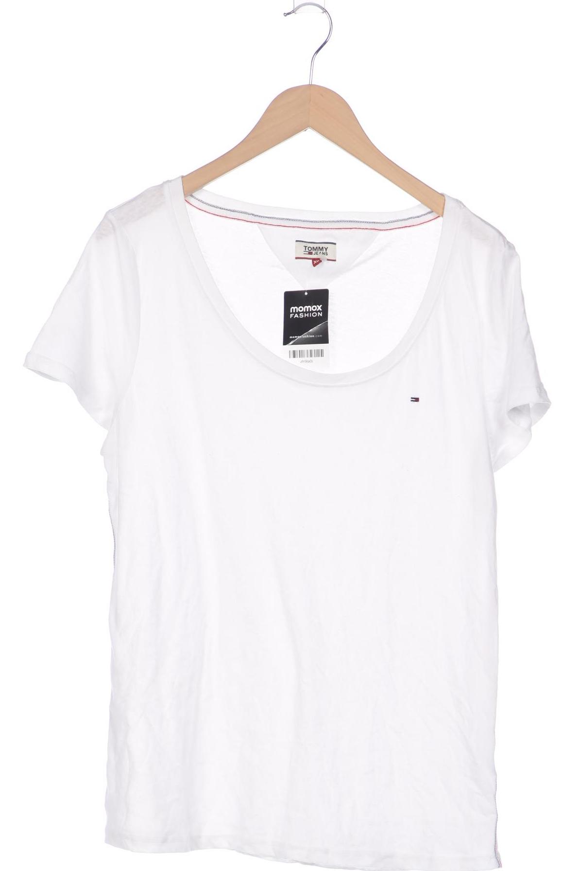 

Tommy Jeans Damen T-Shirt, weiß, Gr. 44