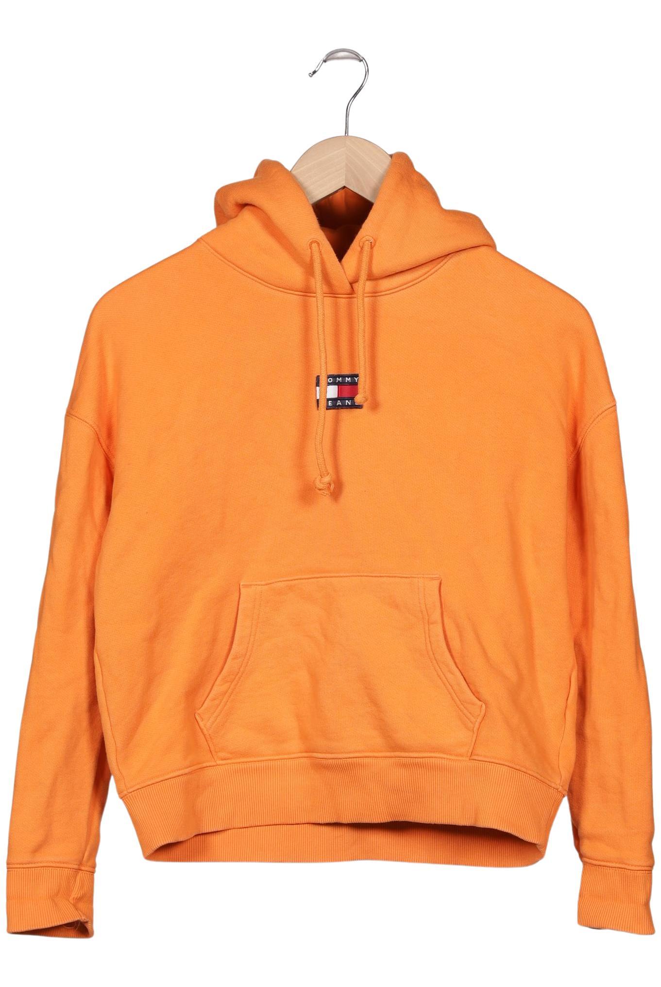 

Tommy Jeans Damen Kapuzenpullover, orange, Gr. 36