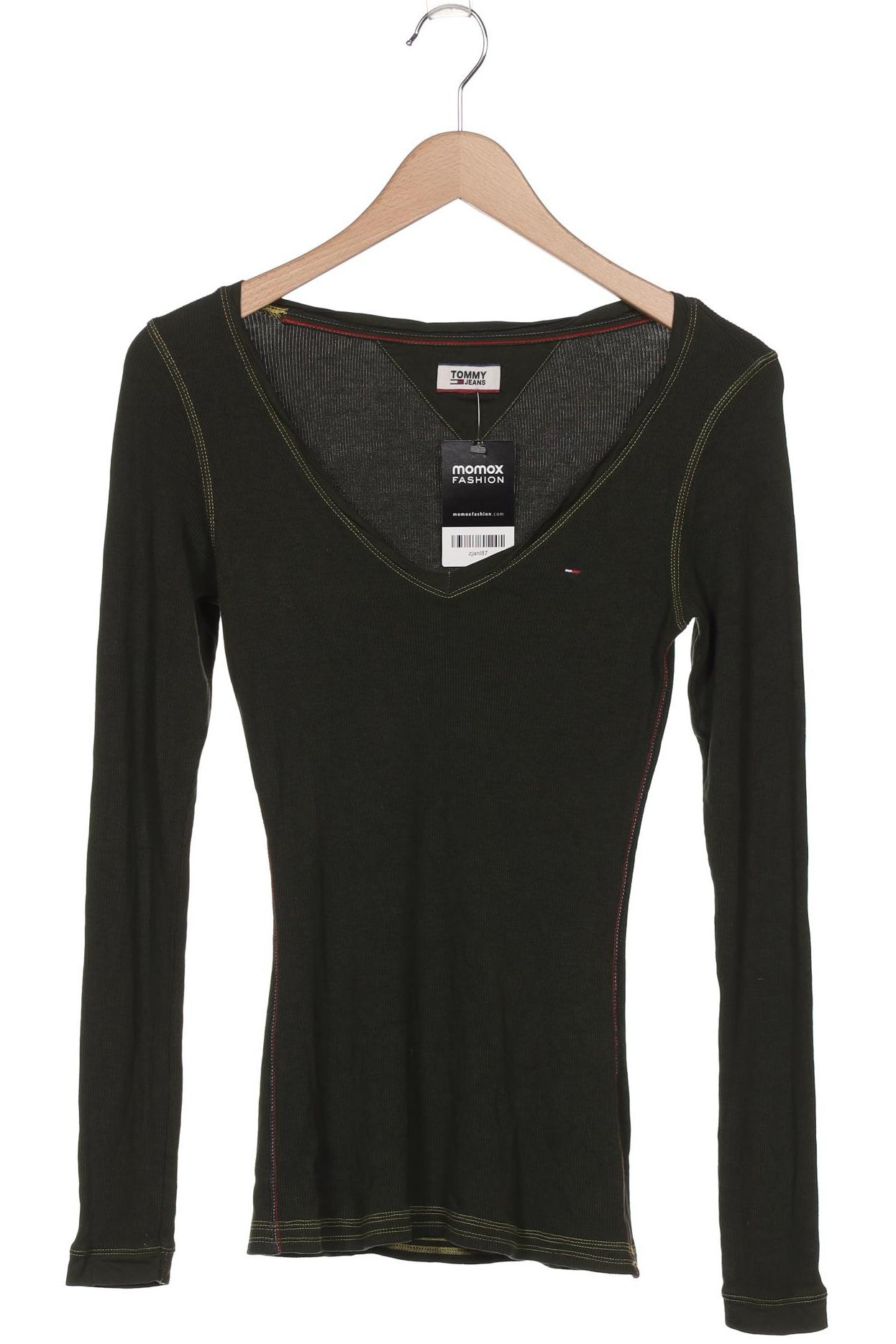 

Tommy Jeans Damen Langarmshirt, grün, Gr. 34