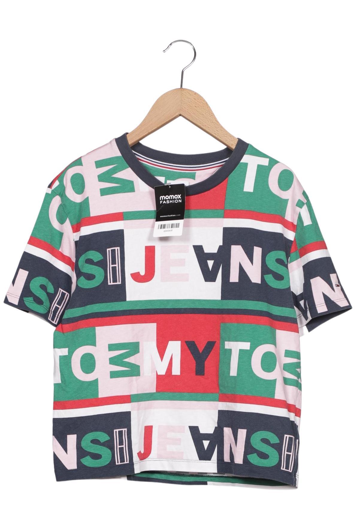 

Tommy Jeans Damen T-Shirt, mehrfarbig, Gr. 38