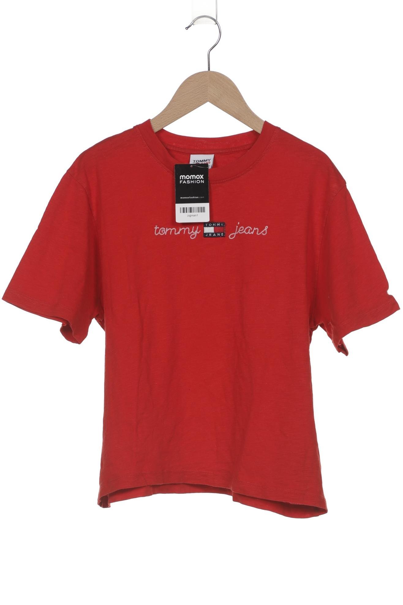 

Tommy Jeans Damen T-Shirt, rot, Gr. 36