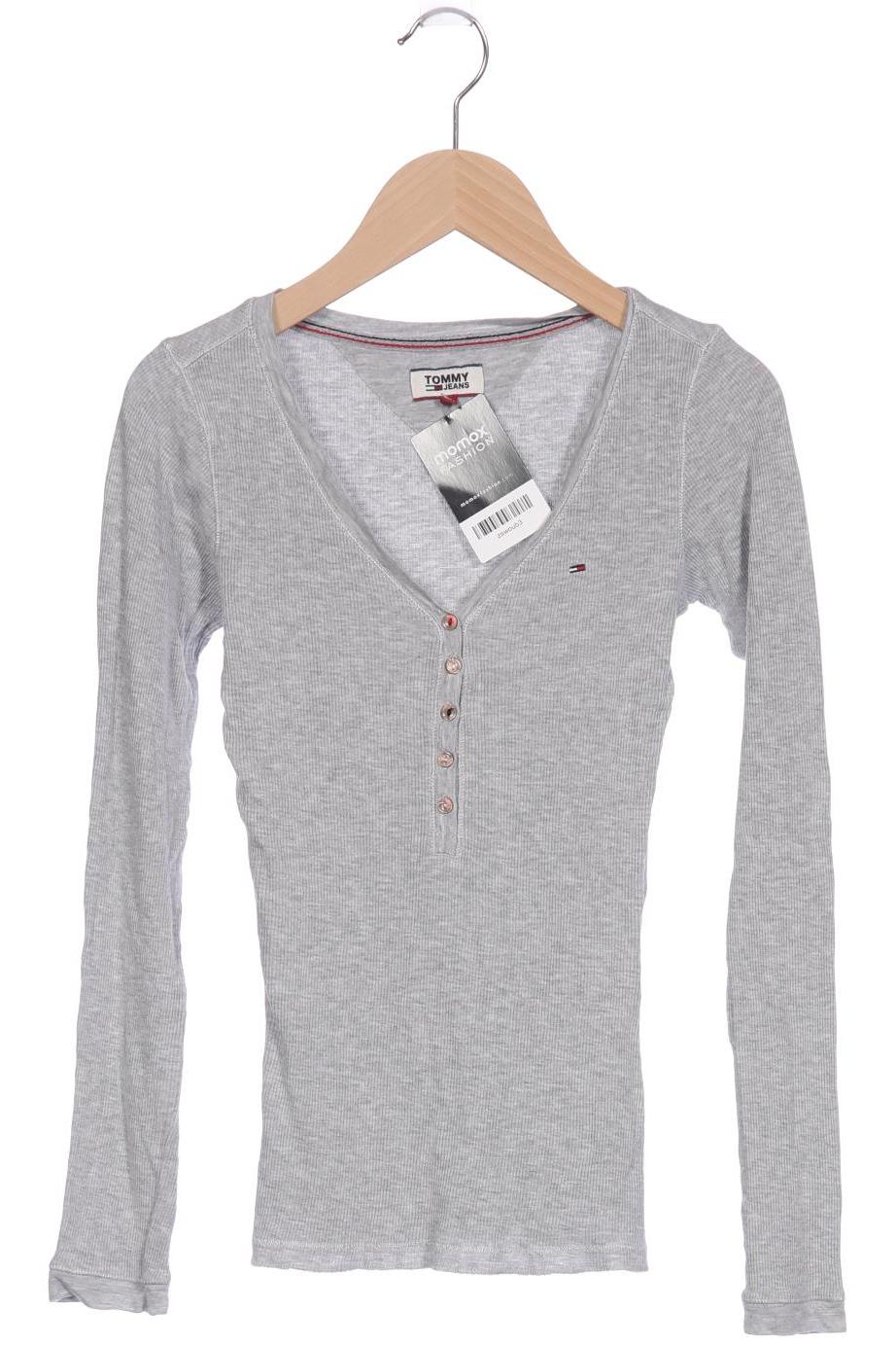 

Tommy Jeans Damen Langarmshirt, grau, Gr. 34