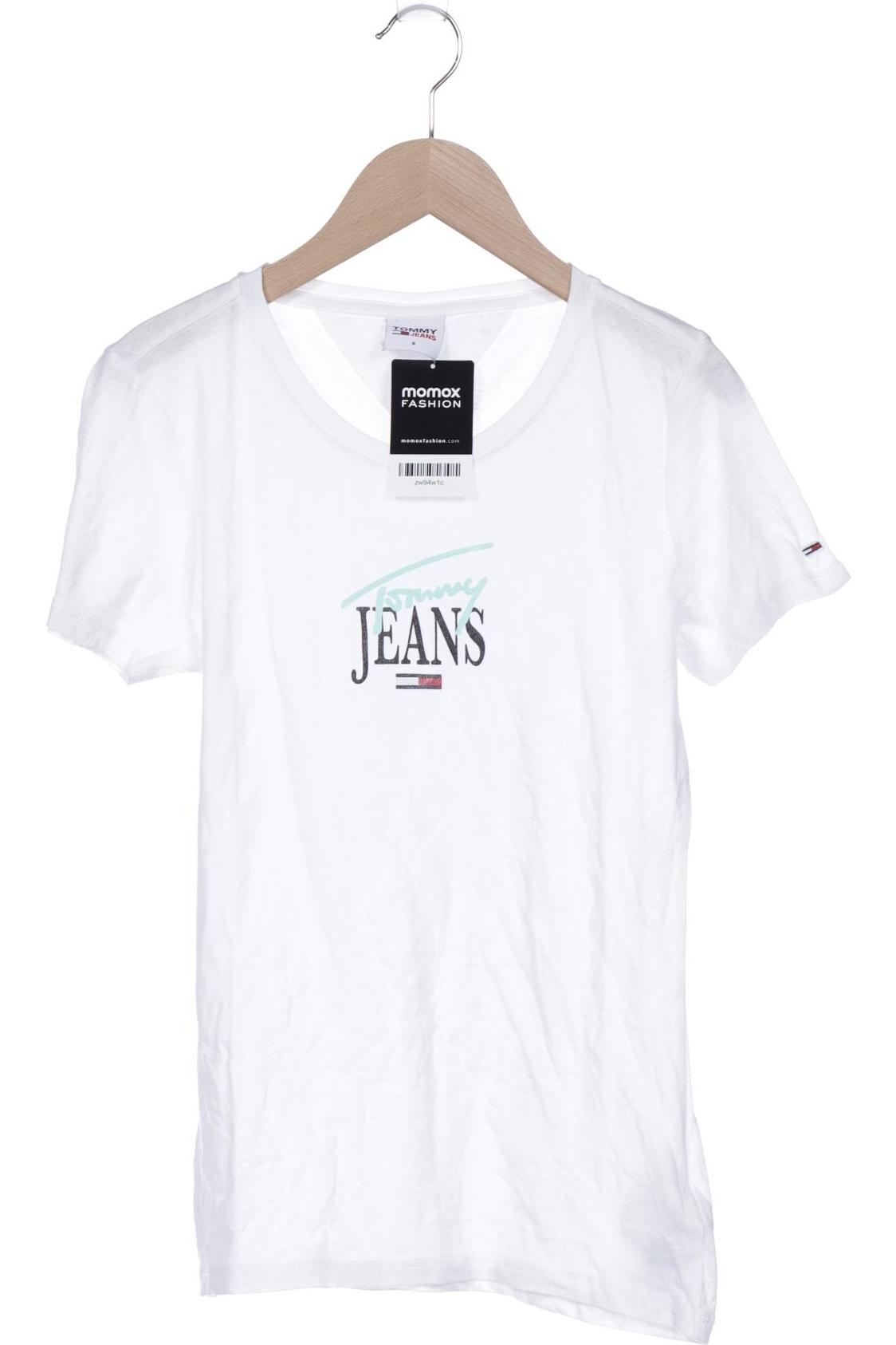 

Tommy Jeans Damen T-Shirt, weiß, Gr. 36