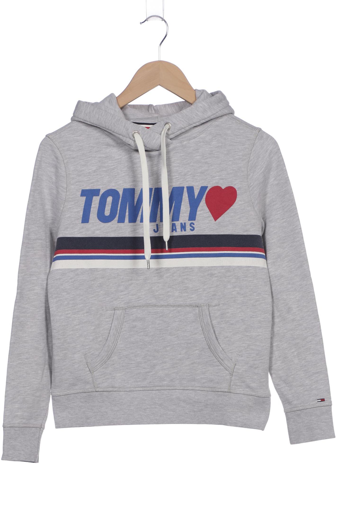 

Tommy Jeans Damen Kapuzenpullover, grau, Gr. 36