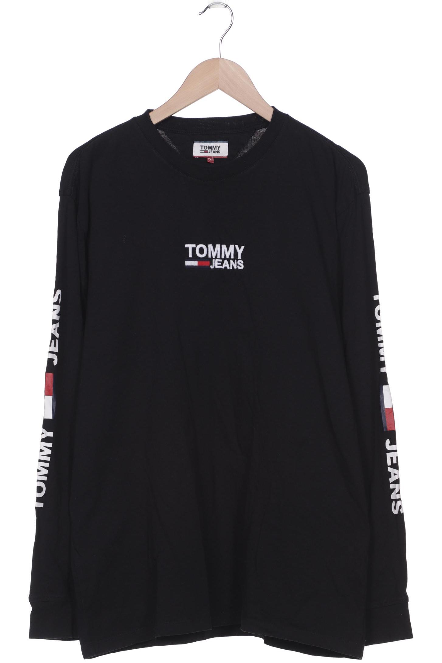 

Tommy Jeans Herren Langarmshirt, schwarz