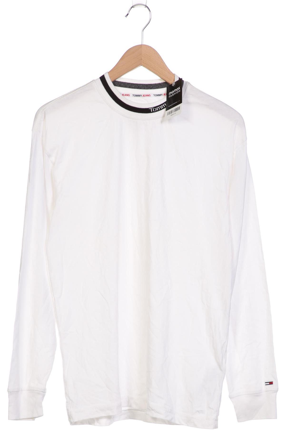 

Tommy Jeans Herren Langarmshirt, weiß, Gr. 44
