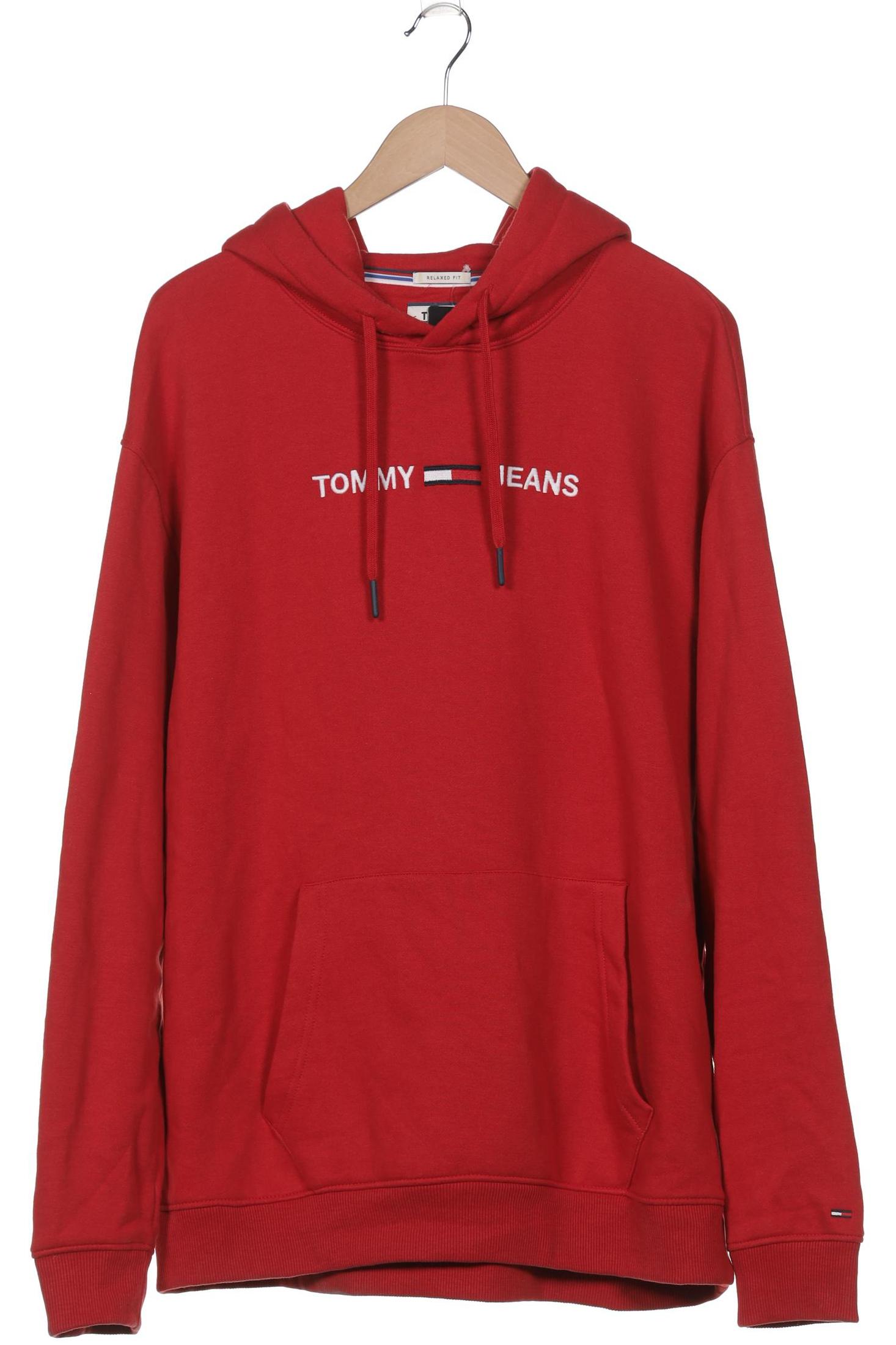 

Tommy Jeans Herren Kapuzenpullover, rot, Gr. 54