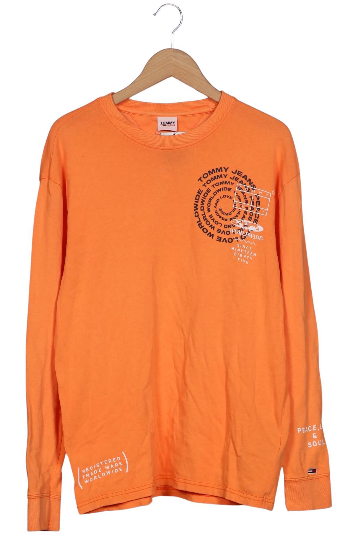 

Tommy Jeans Herren Langarmshirt, orange, Gr. 46