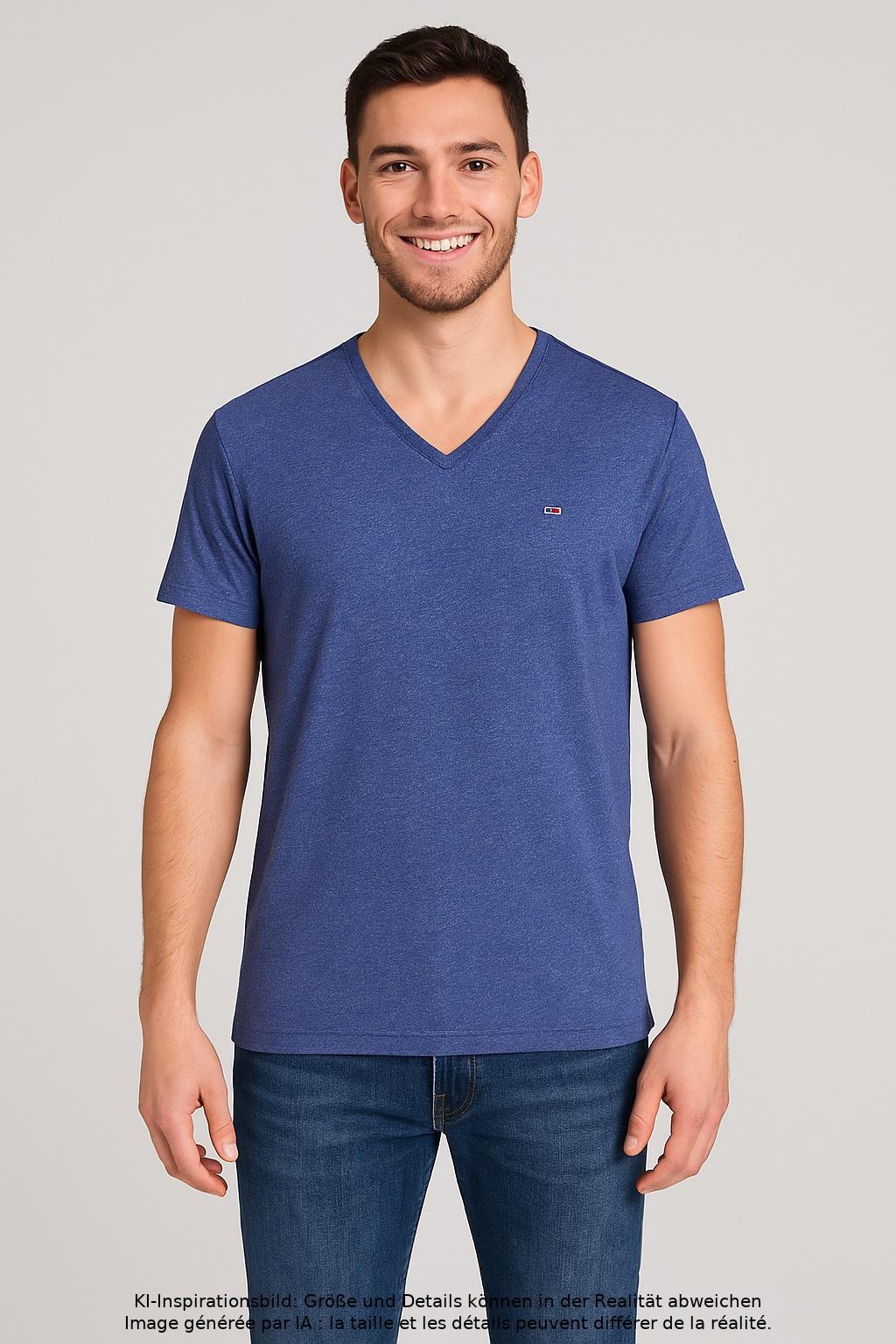 

Tommy Jeans Herren T-Shirt, blau, Gr. 48