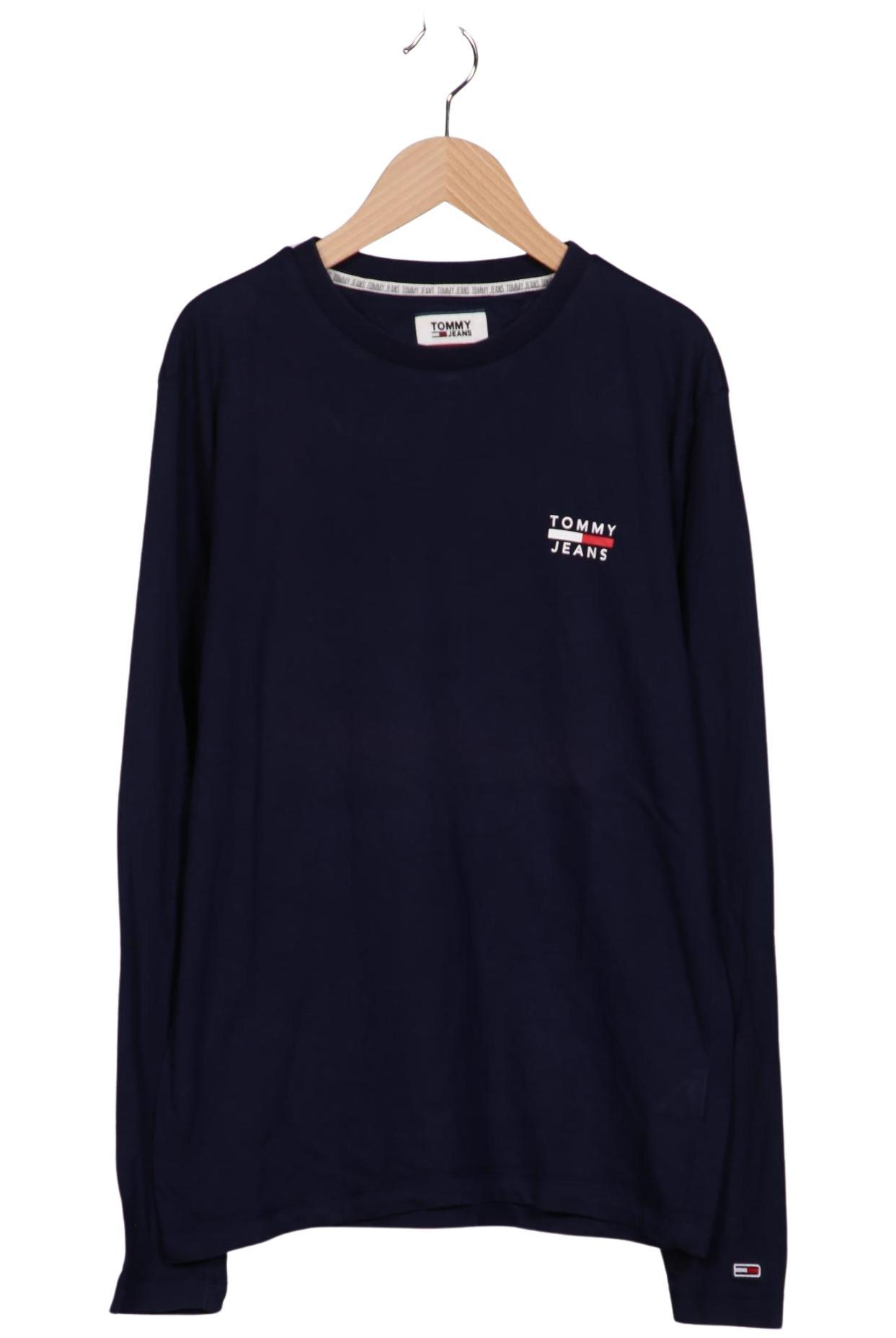 

Tommy Jeans Herren Langarmshirt, marineblau, Gr. 46