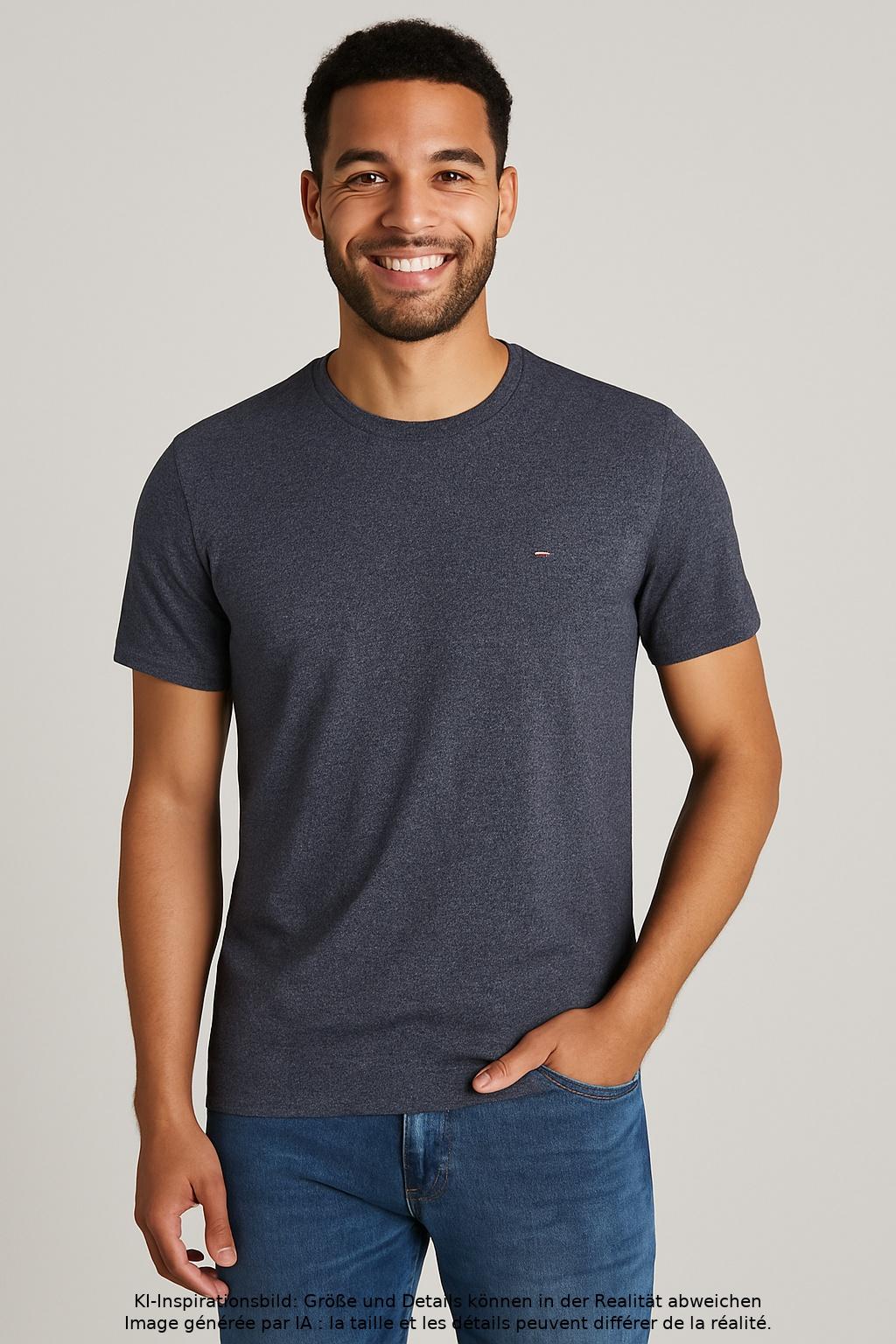 

Tommy Jeans Herren T-Shirt, grau, Gr. 46