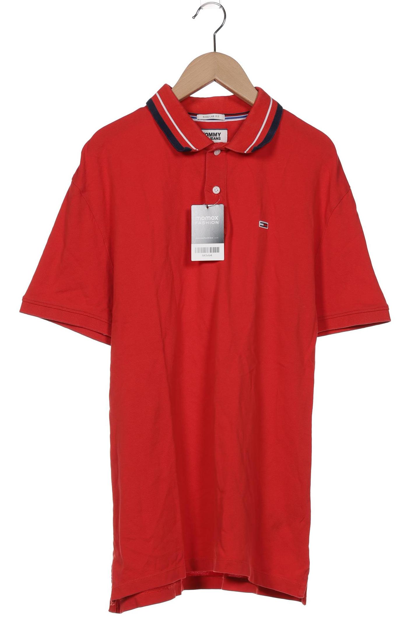 

Tommy Jeans Herren Poloshirt, rot, Gr. 52