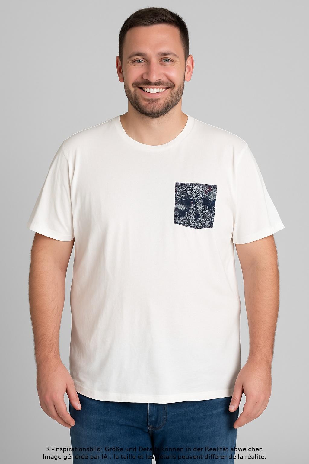 

Tommy Jeans Herren T-Shirt, cremeweiß, Gr. 56